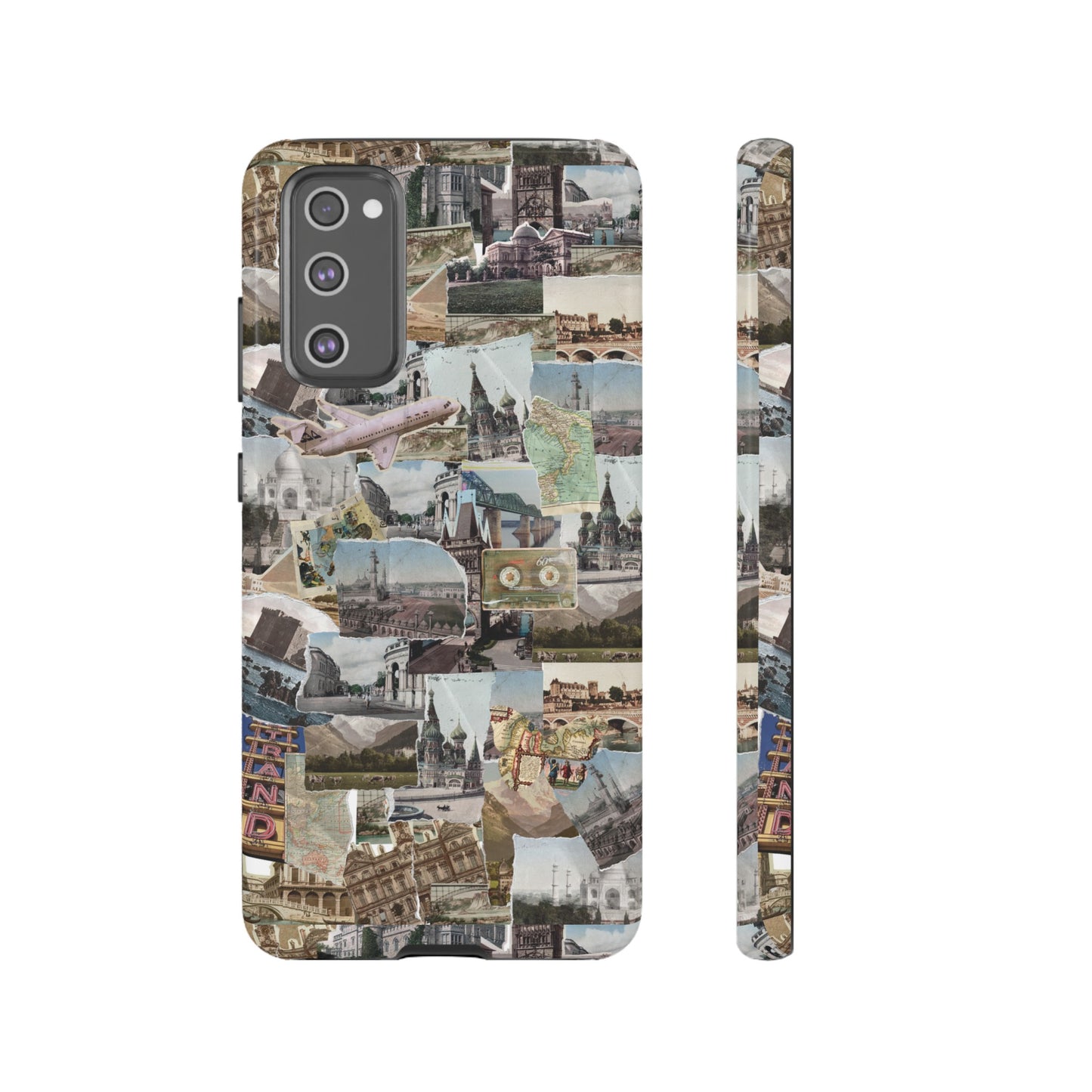 Travel Collage Wallpaper Phone Case | iPhone 15 Plus/ Pro, 14, 13, 12| Google Pixel 7, Pro, 5| Samsung Galaxy S23 All Major Phone Models