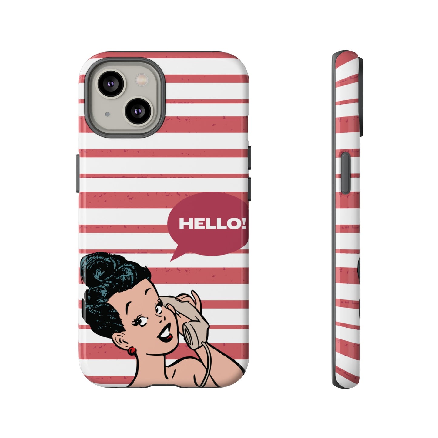 Hello! Wallpaper Phone Case | iPhone 15 Plus/ Pro, 14, 13, 12| Google Pixel 7, Pro, 5| Samsung Galaxy S23 All Major Phone Models