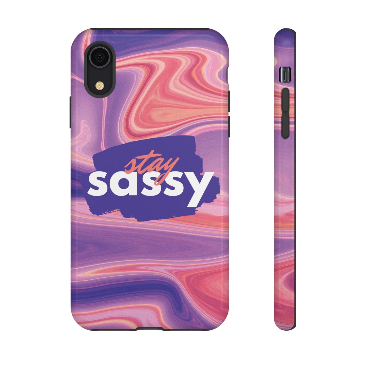 Stay Sassy Wallpaper Phone Case | iPhone 15 Plus/ Pro, 14, 13, 12| Google Pixel 7, Pro, 5| Samsung Galaxy S23 All Major Phone Models