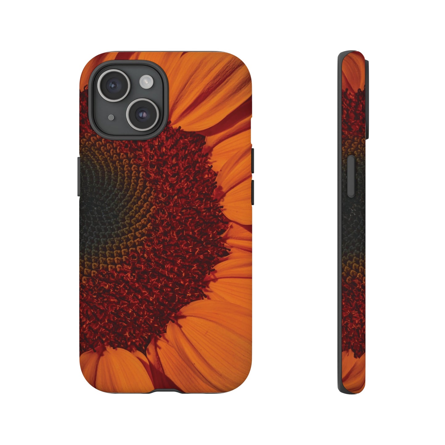 Orange Sunflower Wallpaper Phone Case | iPhone 15 Plus/ Pro, 14, 13, 12| Google Pixel 7, Pro, 5| Samsung Galaxy S23 All Major Phone Models