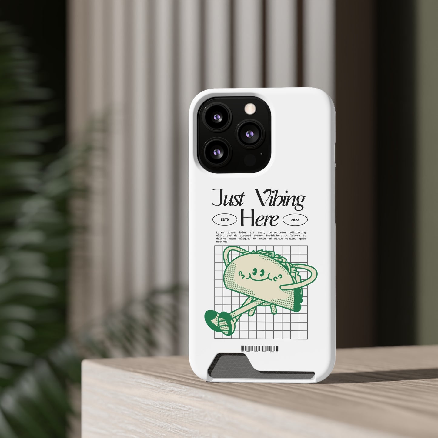 Just Vibing Here Phone Case | iPhone 15 Plus/ Pro, 14, 13, 12|Samsung Galaxy Models