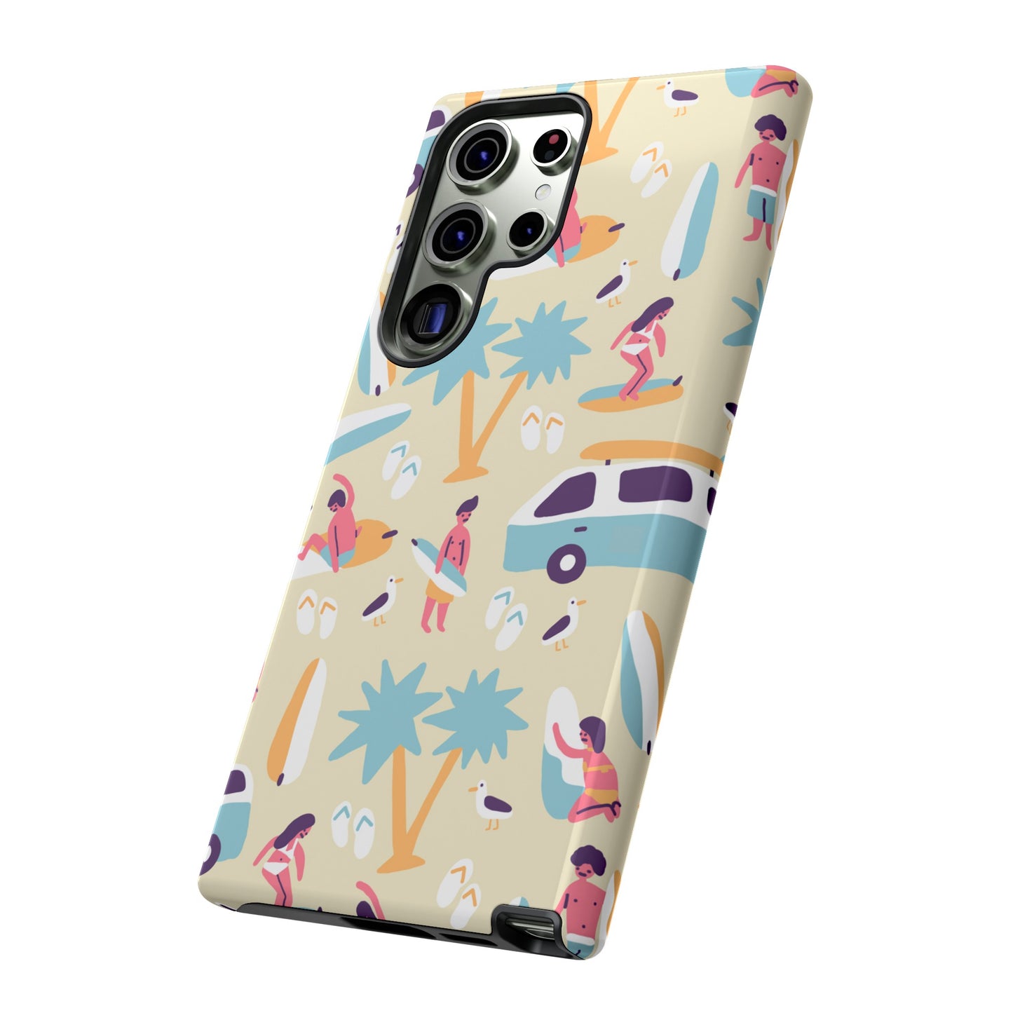 Surfers Wallpaper Phone Case | iPhone 15 Plus/ Pro, 14, 13, 12| Google Pixel 7, Pro, 5| Samsung Galaxy S23 All Major Phone Models