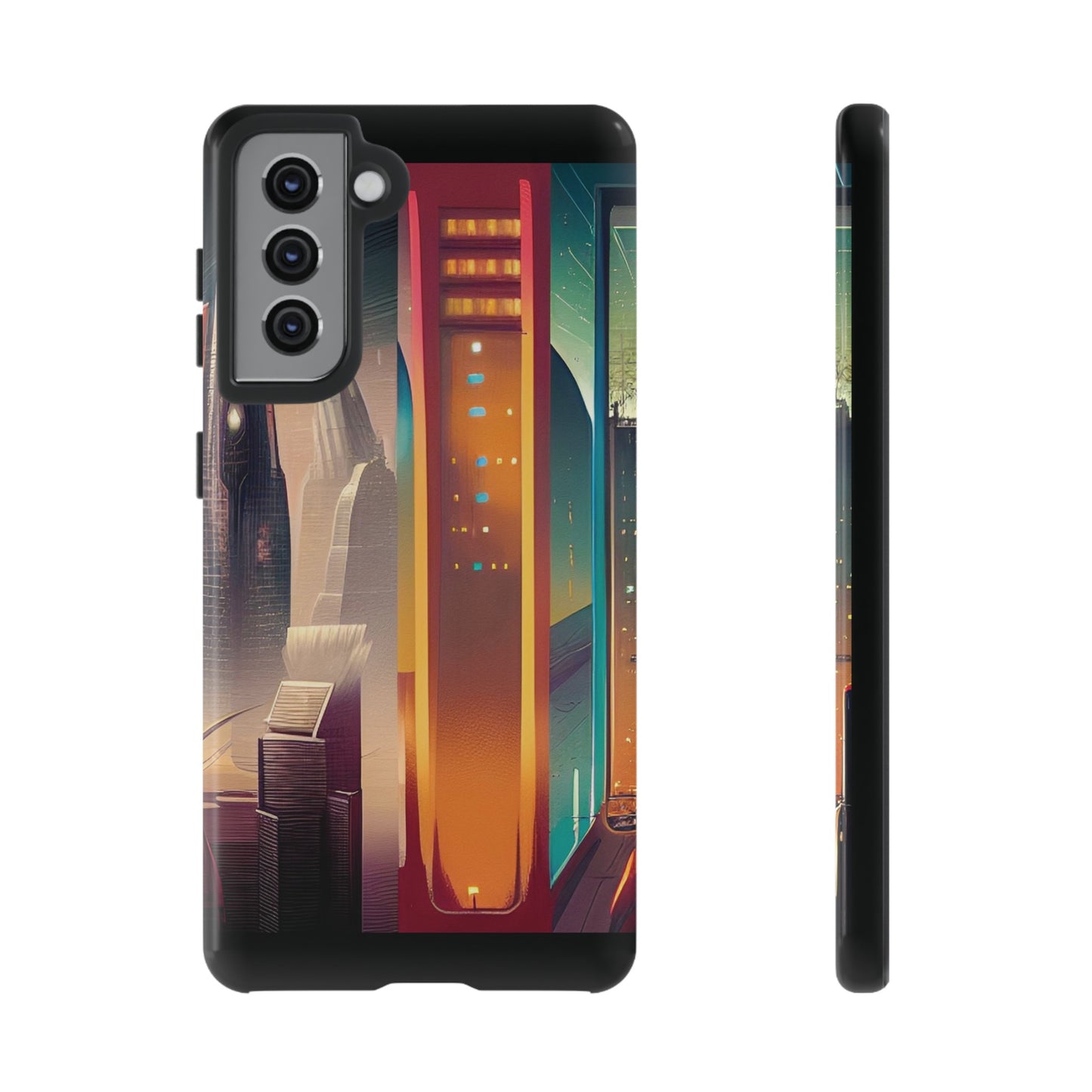 Sci-Fi  Buildings Wallpaper Phone Case | iPhone 15 Plus/ Pro, 14, 13, 12| Google Pixel 7, Pro, 5| Samsung Galaxy S23 All Major Phone Models