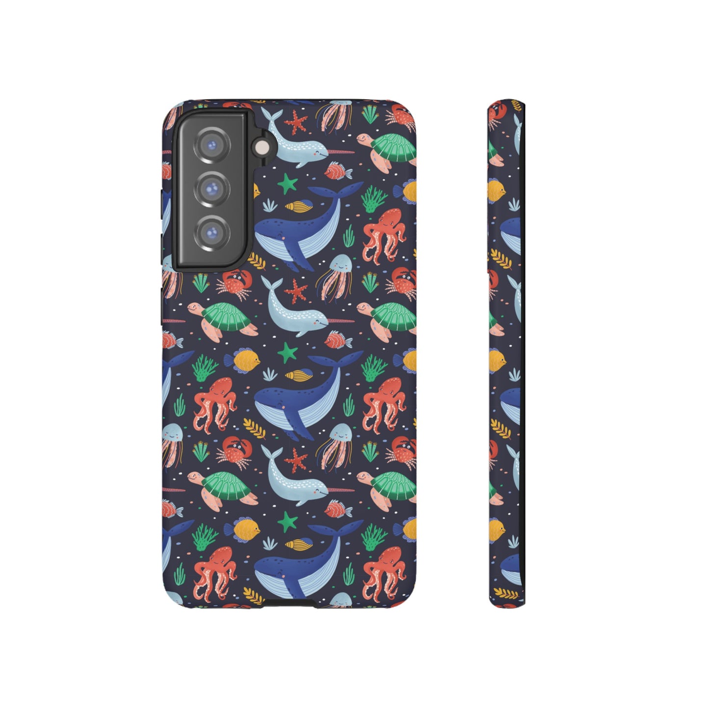 Sea Creatures Wallpaper Phone Case | iPhone 15 Plus/ Pro, 14, 13, 12| Google Pixel 7, Pro, 5| Samsung Galaxy S23 All Major Phone Models