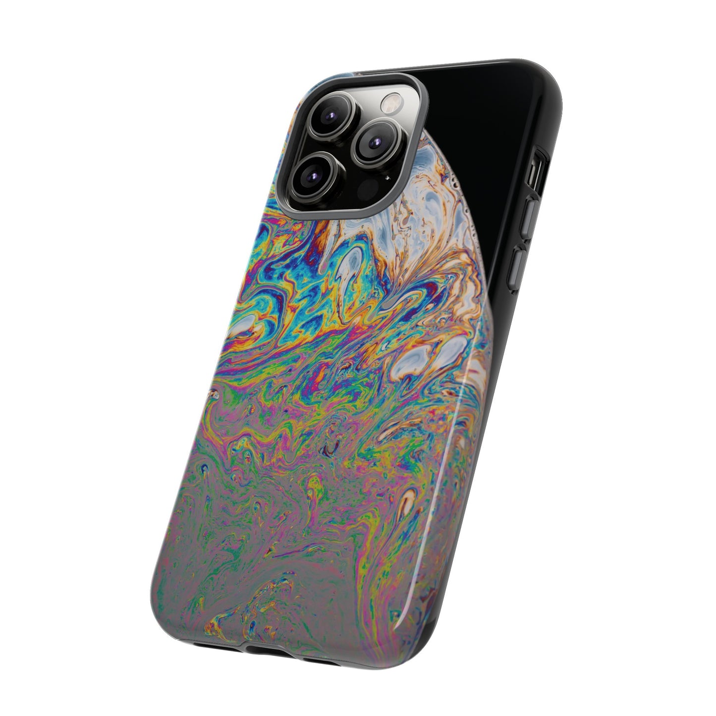 Rainbow Orb Wallpaper Phone Case | iPhone 15 Plus/ Pro, 14, 13, 12| Google Pixel 7, Pro, 5| Samsung Galaxy S23 All Major Phone Models