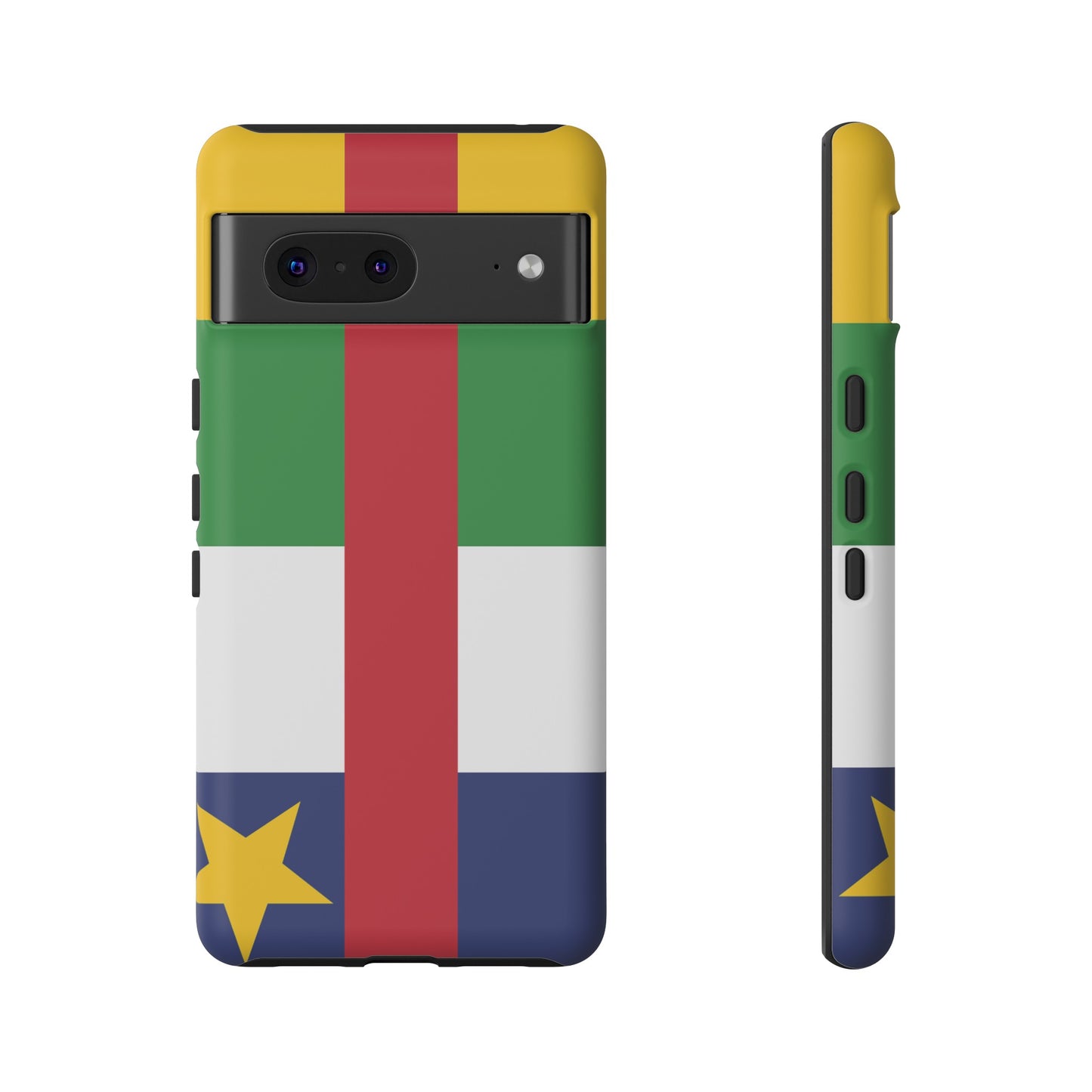 Central African Republic Flag Phone Case | iPhone 15 Plus/ Pro, 14, 13, 12| Google Pixel 7, Pro, 5| Samsung Galaxy S23 All Major Phone Models