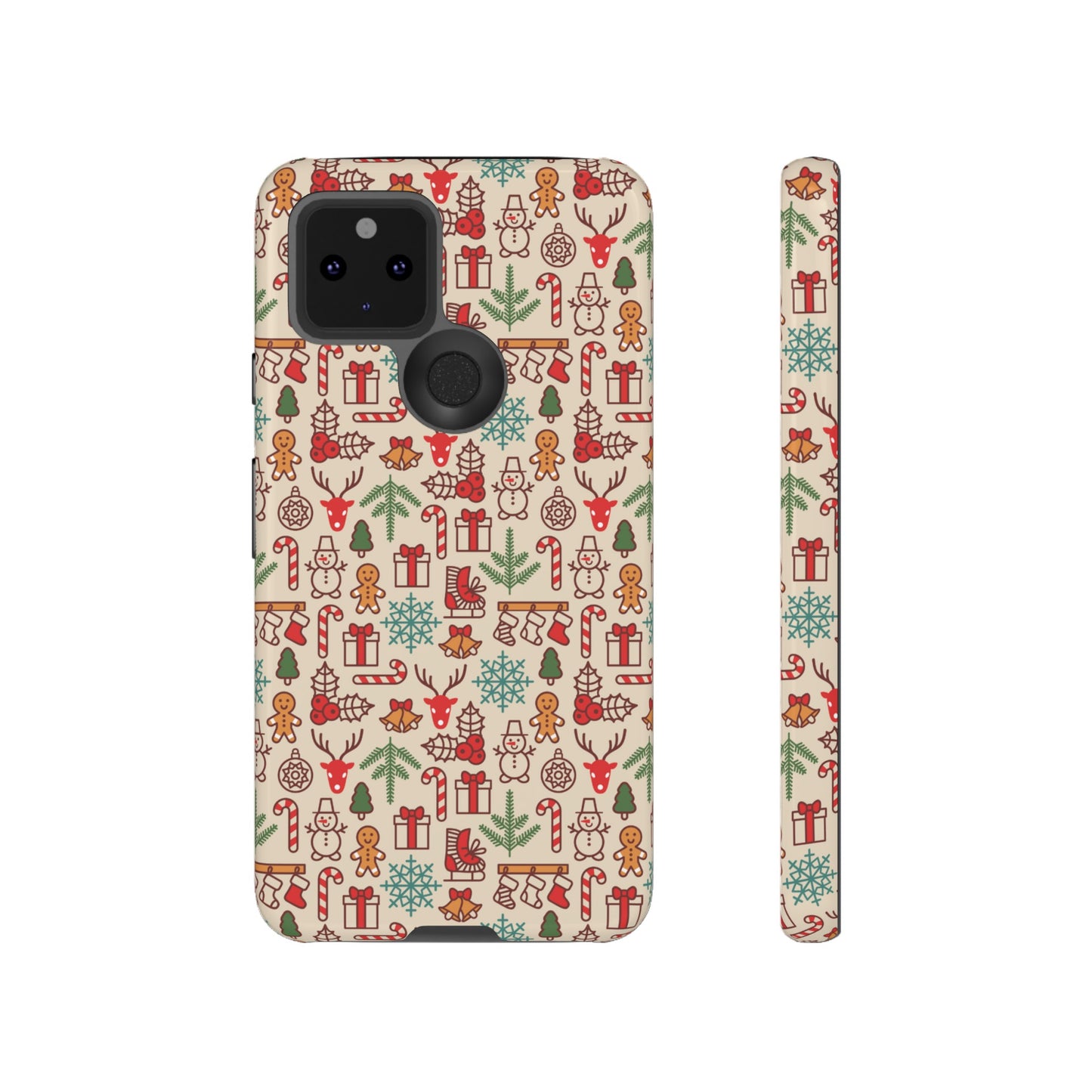 Collage Christmas Wallpaper Phone Case | iPhone 15 Plus/ Pro, 14, 13, 12| Google Pixel 7, Pro, 5| Samsung Galaxy S23 All Major Phone Models