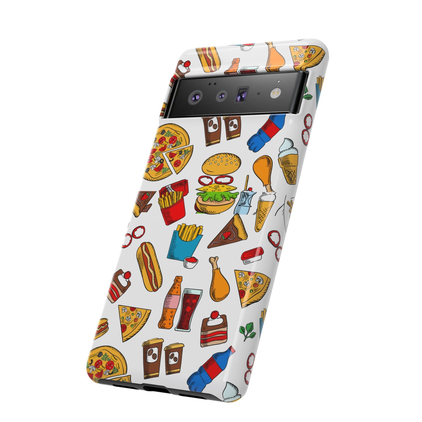 Fast Food Wallpaper Phone Case | iPhone 15 Plus/ Pro, 14, 13, 12| Google Pixel 7, Pro, 5| Samsung Galaxy S23 All Major Phone Models