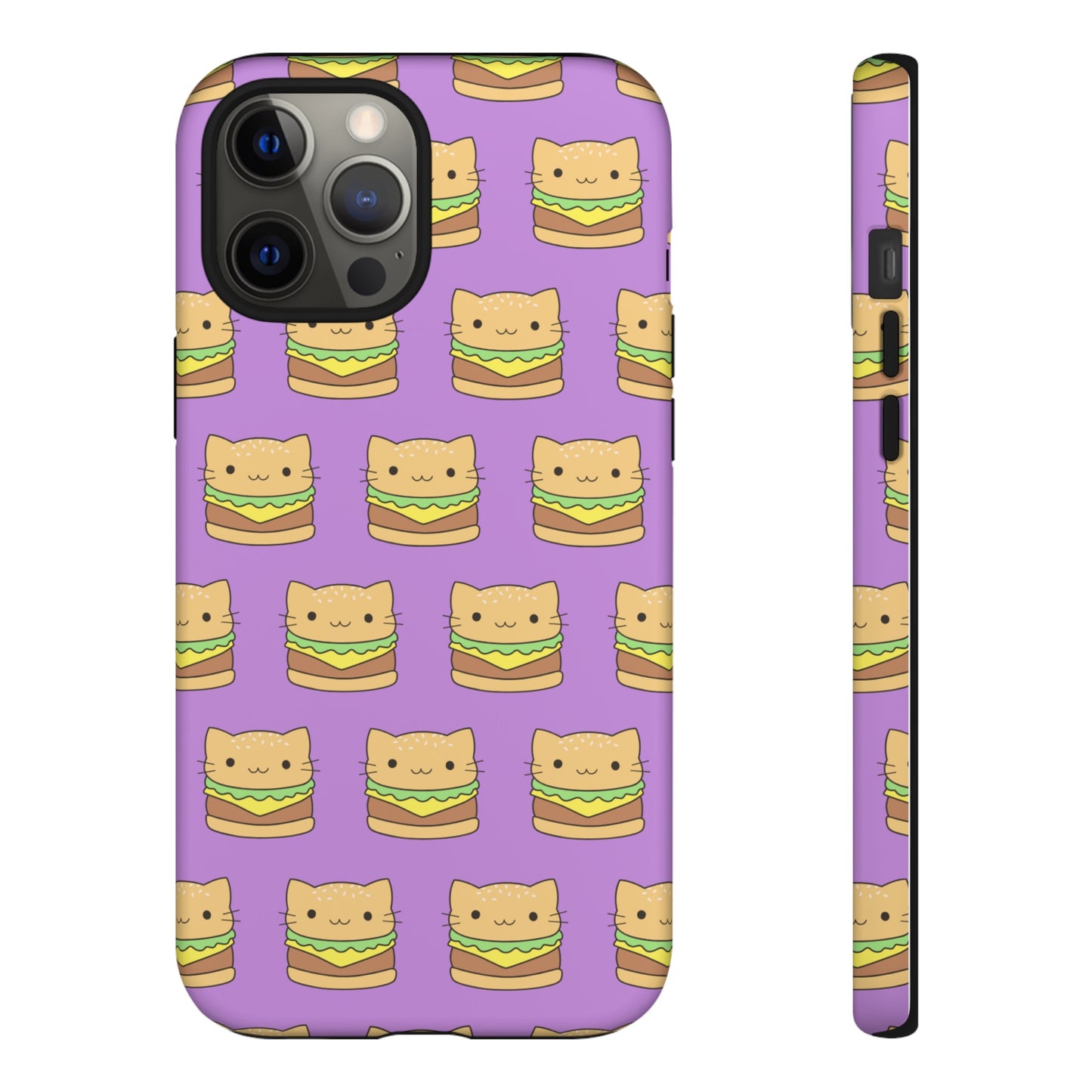 Cat Burger Phone Case | iPhone 15 Plus/ Pro, 14, 13, 12| Google Pixel 7, Pro, 5| Samsung Galaxy S23 All Major Phone Models