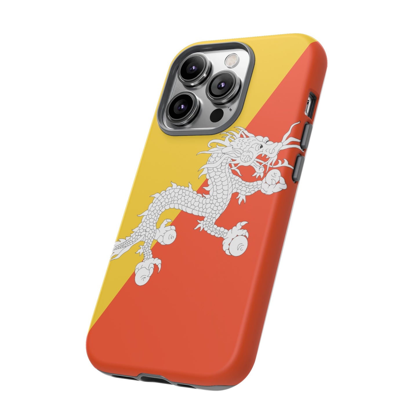 Bhutan Flag Phone Case | iPhone 15 Plus/ Pro, 14, 13, 12| Google Pixel 7, Pro, 5| Samsung Galaxy S23 All Major Phone Models