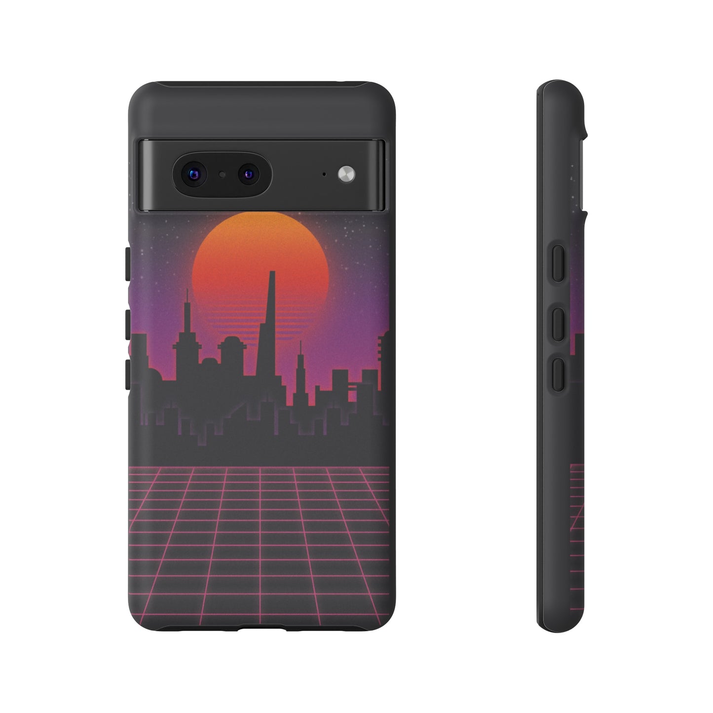 Retro City Phone Case | iPhone 15 Plus/ Pro, 14, 13, 12| Google Pixel 7, Pro, 5| Samsung Galaxy S23 All Major Phone Models