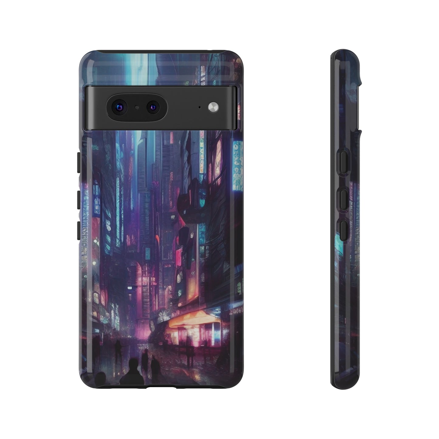 Futuristic Sci-Fi City Wallpaper Phone Case | iPhone 15 Plus/ Pro, 14, 13, 12| Google Pixel 7, Pro, 5| Samsung Galaxy S23 All Major Phone Models