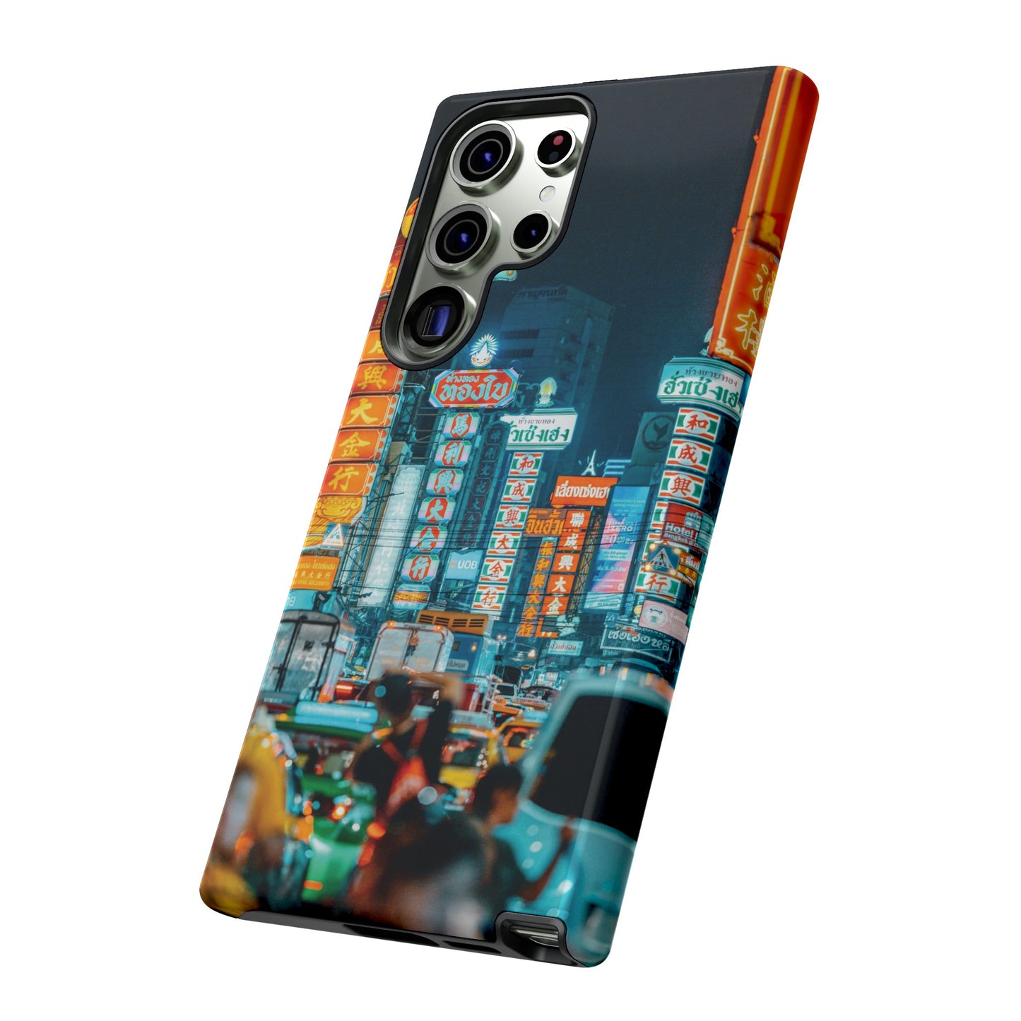 Neon Nightlife Wallpaper Phone Case | iPhone 15 Plus/ Pro, 14, 13, 12| Google Pixel 7, Pro, 5| Samsung Galaxy S23 All Major Phone Models