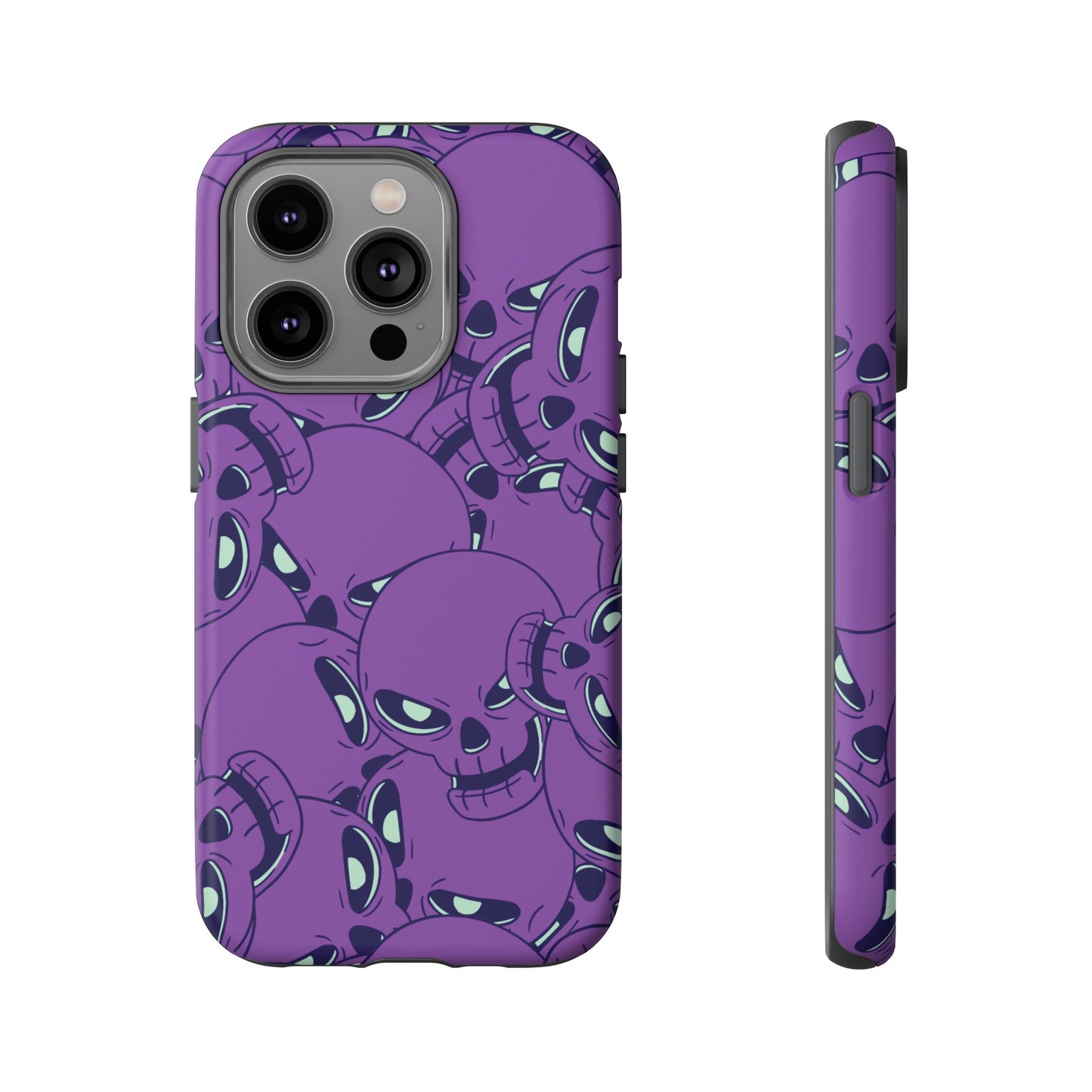 Glowing Skulls Wallpaper Phone Case | iPhone 15 Plus/ Pro, 14, 13, 12| Google Pixel 7, Pro, 5| Samsung Galaxy S23 All Major Phone Models