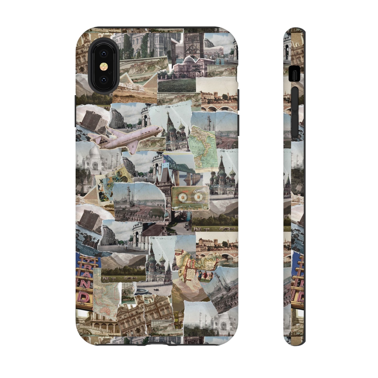 Travel Collage Wallpaper Phone Case | iPhone 15 Plus/ Pro, 14, 13, 12| Google Pixel 7, Pro, 5| Samsung Galaxy S23 All Major Phone Models