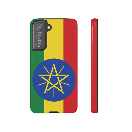 Ethiopia Flag Phone Case |iPhone 15 Plus/ Pro, 14, 13, 12|Google Pixel 7, Pro, 5| Samsung Galaxy S23 All Major Phone Models