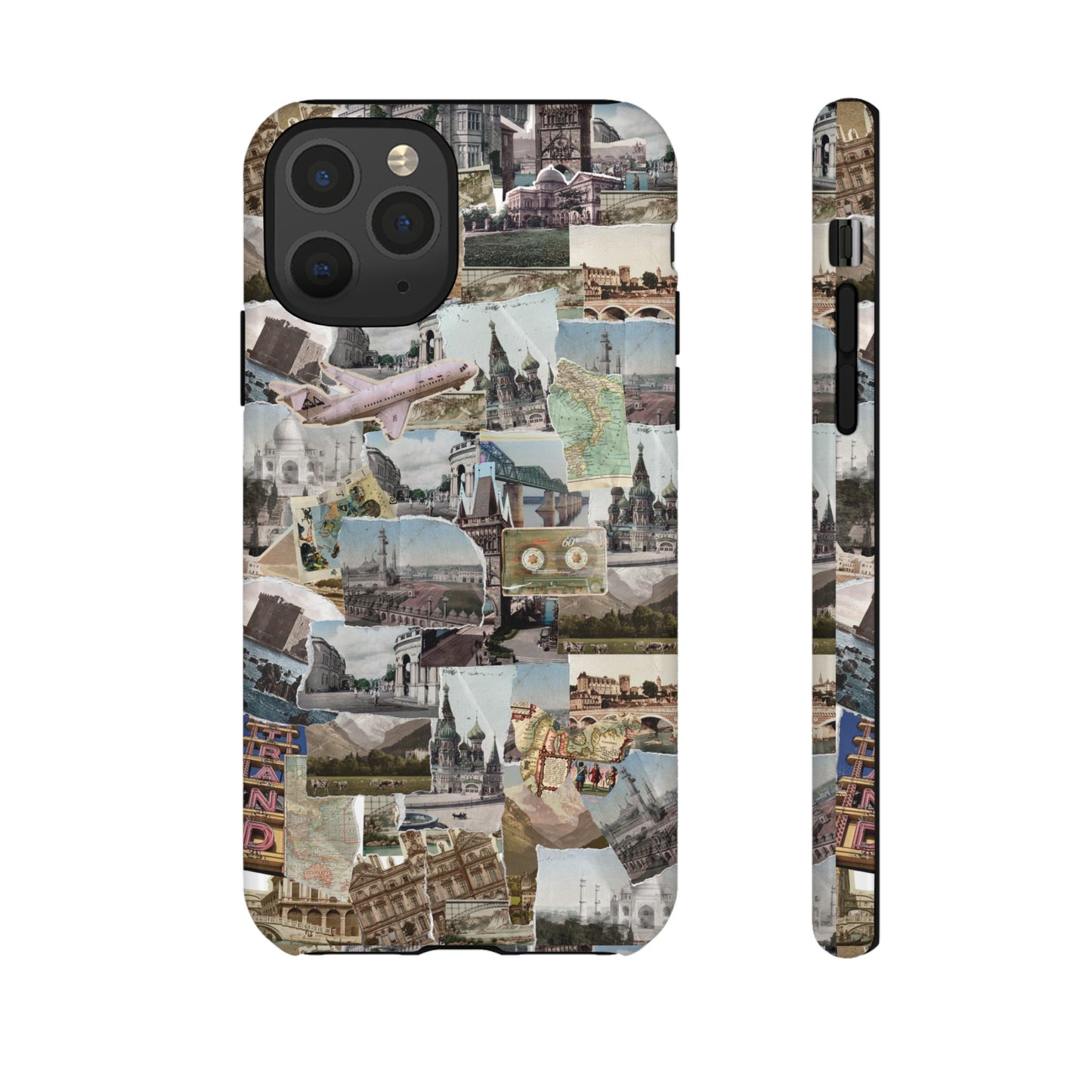 Travel Collage Wallpaper Phone Case | iPhone 15 Plus/ Pro, 14, 13, 12| Google Pixel 7, Pro, 5| Samsung Galaxy S23 All Major Phone Models