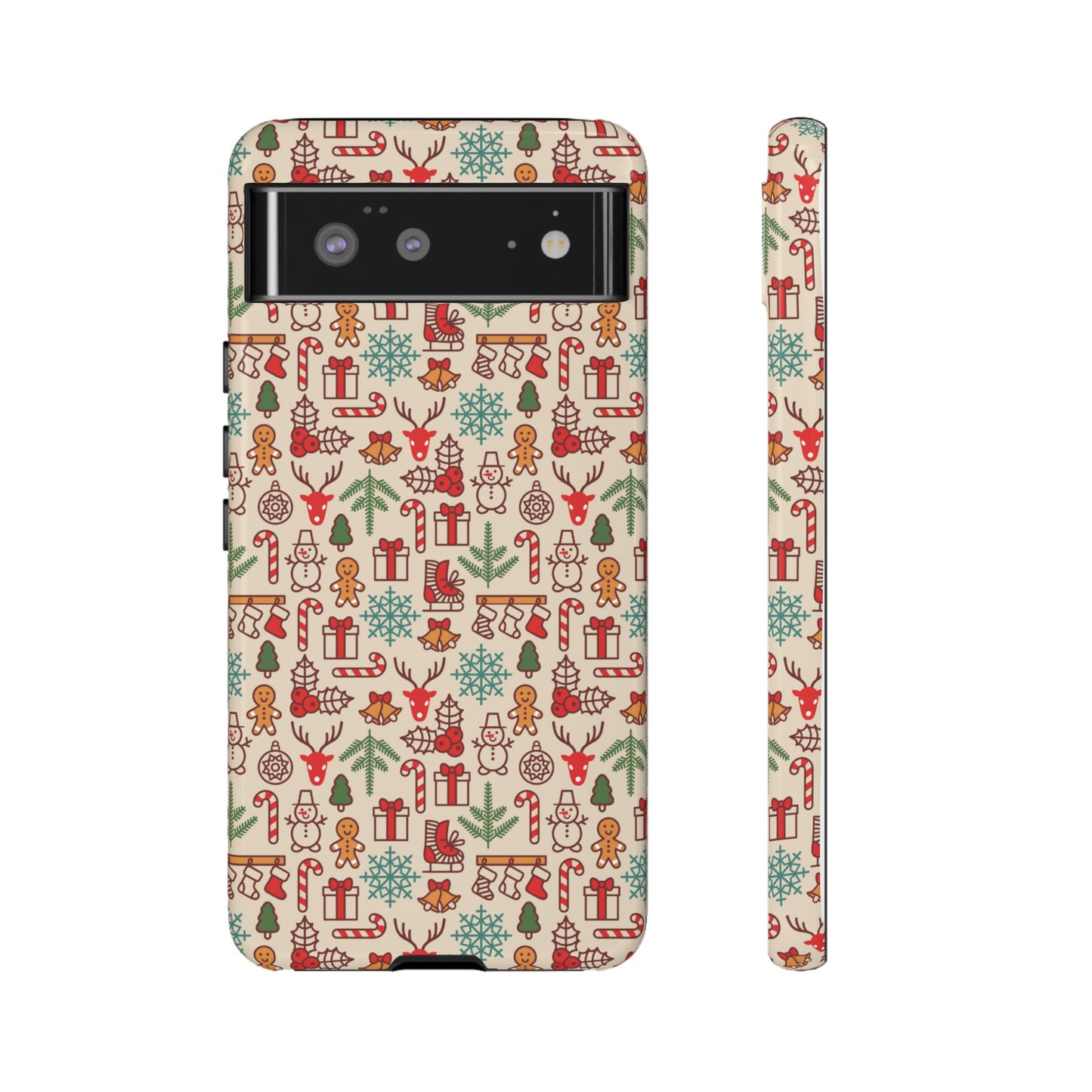 Collage Christmas Wallpaper Phone Case | iPhone 15 Plus/ Pro, 14, 13, 12| Google Pixel 7, Pro, 5| Samsung Galaxy S23 All Major Phone Models