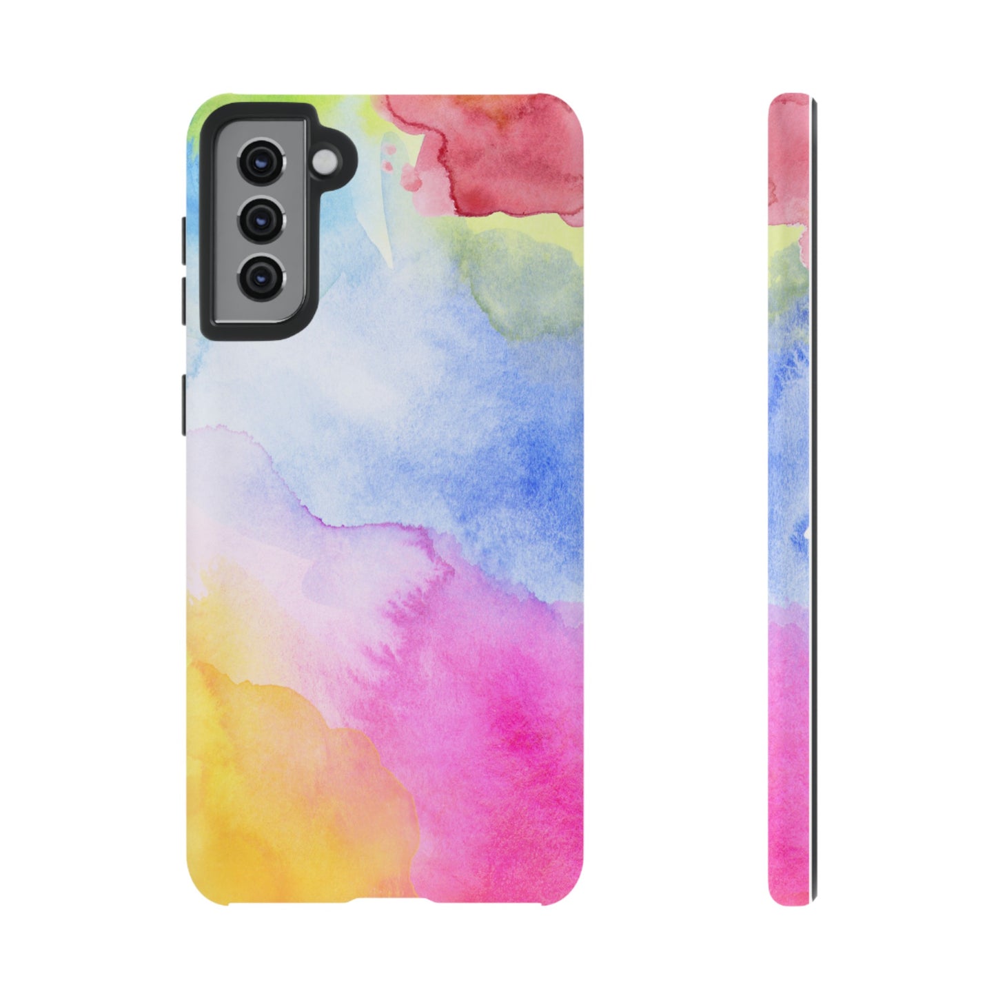 Watercolour Rainbow Phone Case | iPhone 15 Plus/ Pro, 14, 13, 12| Google Pixel 7, Pro, 5| Samsung Galaxy S23 All Major Phone Models