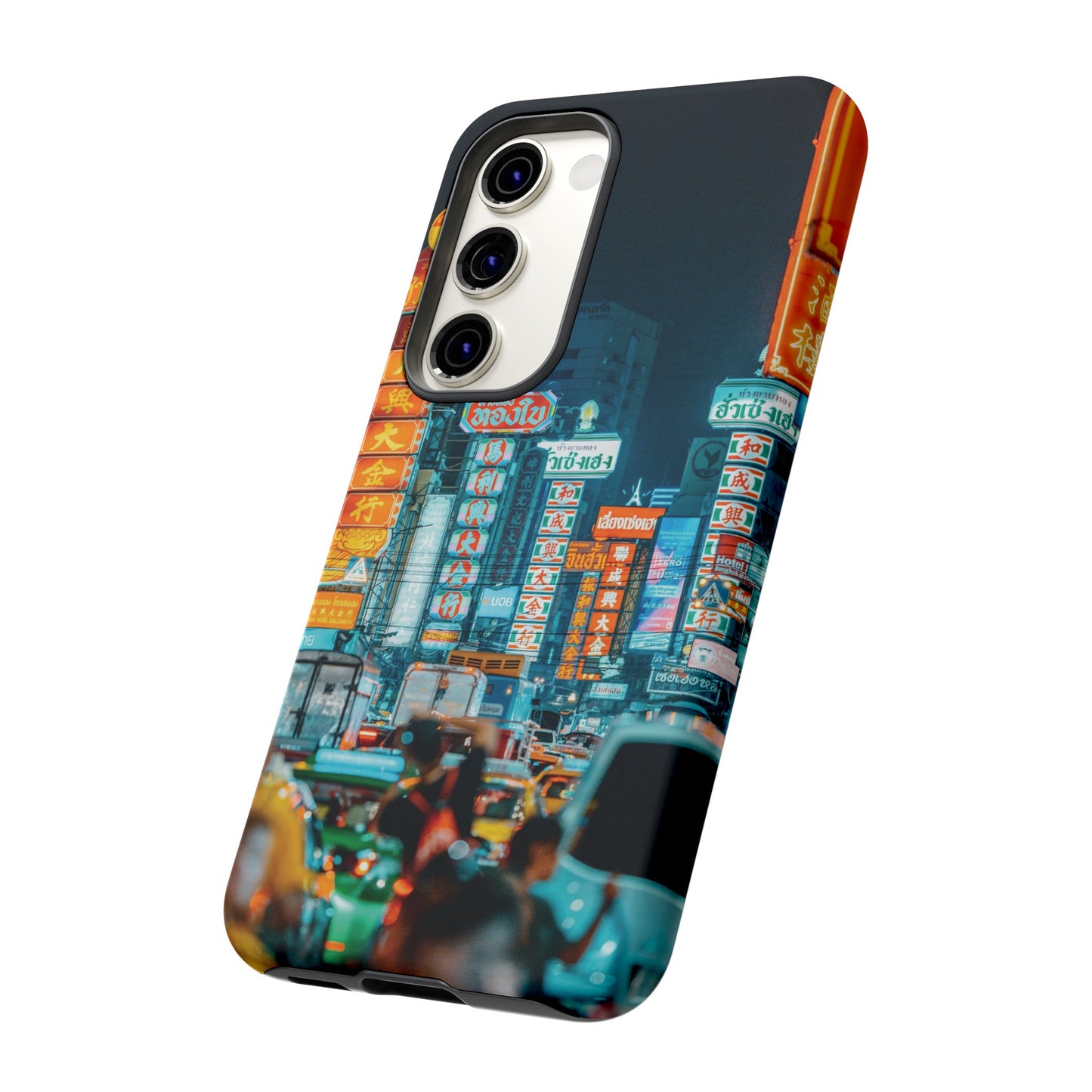 Neon Nightlife Wallpaper Phone Case | iPhone 15 Plus/ Pro, 14, 13, 12| Google Pixel 7, Pro, 5| Samsung Galaxy S23 All Major Phone Models