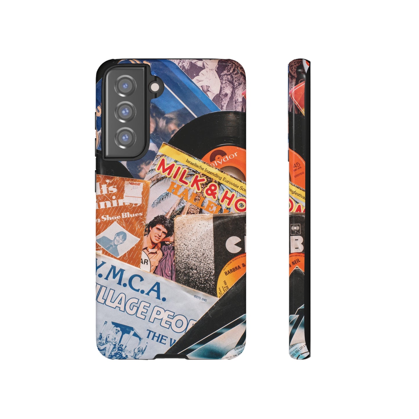 Retro Vinyl Wallpaper Phone Case | iPhone 15 Plus/ Pro, 14, 13, 12| Google Pixel 7, Pro, 5| Samsung Galaxy S23 All Major Phone Models