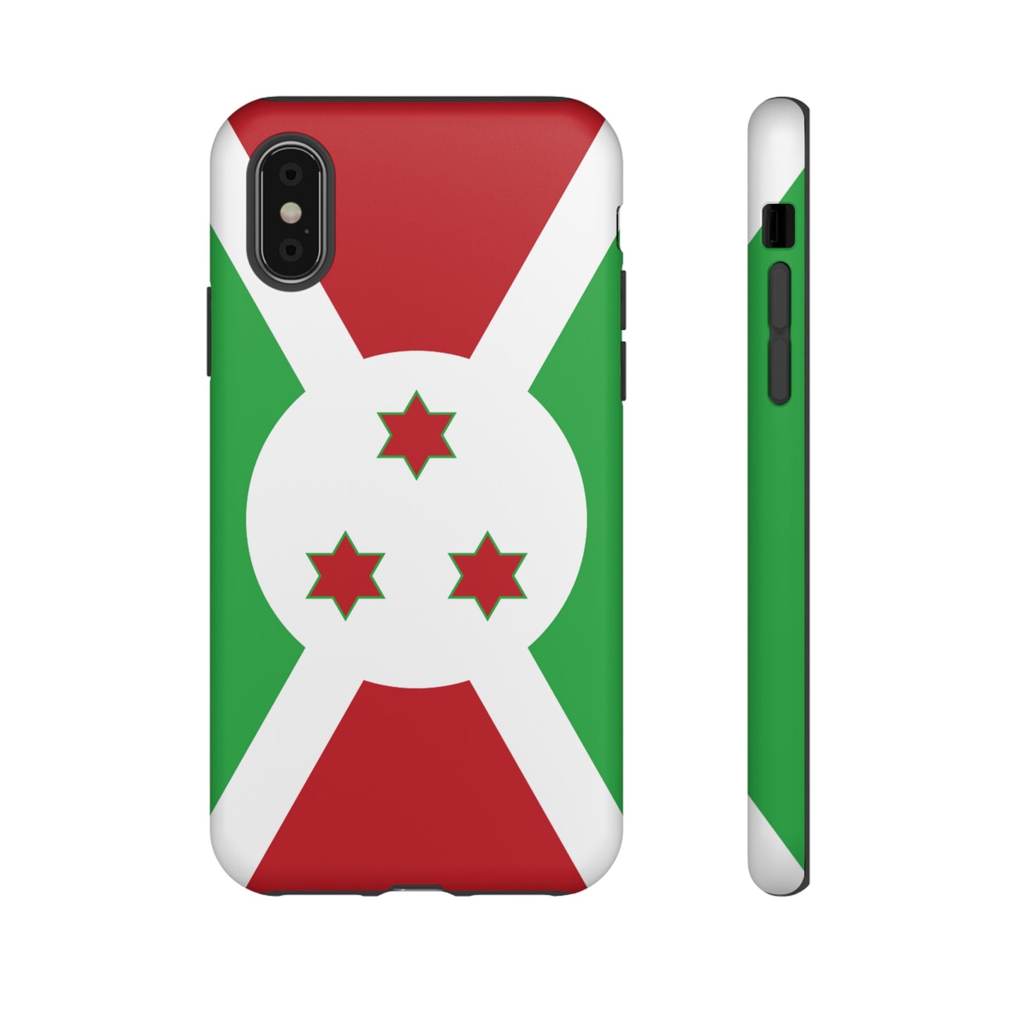 Burundi Flag Phone Case | iPhone 15 Plus/ Pro, 14, 13, 12| Google Pixel 7, Pro, 5| Samsung Galaxy S23 All Major Phone Models