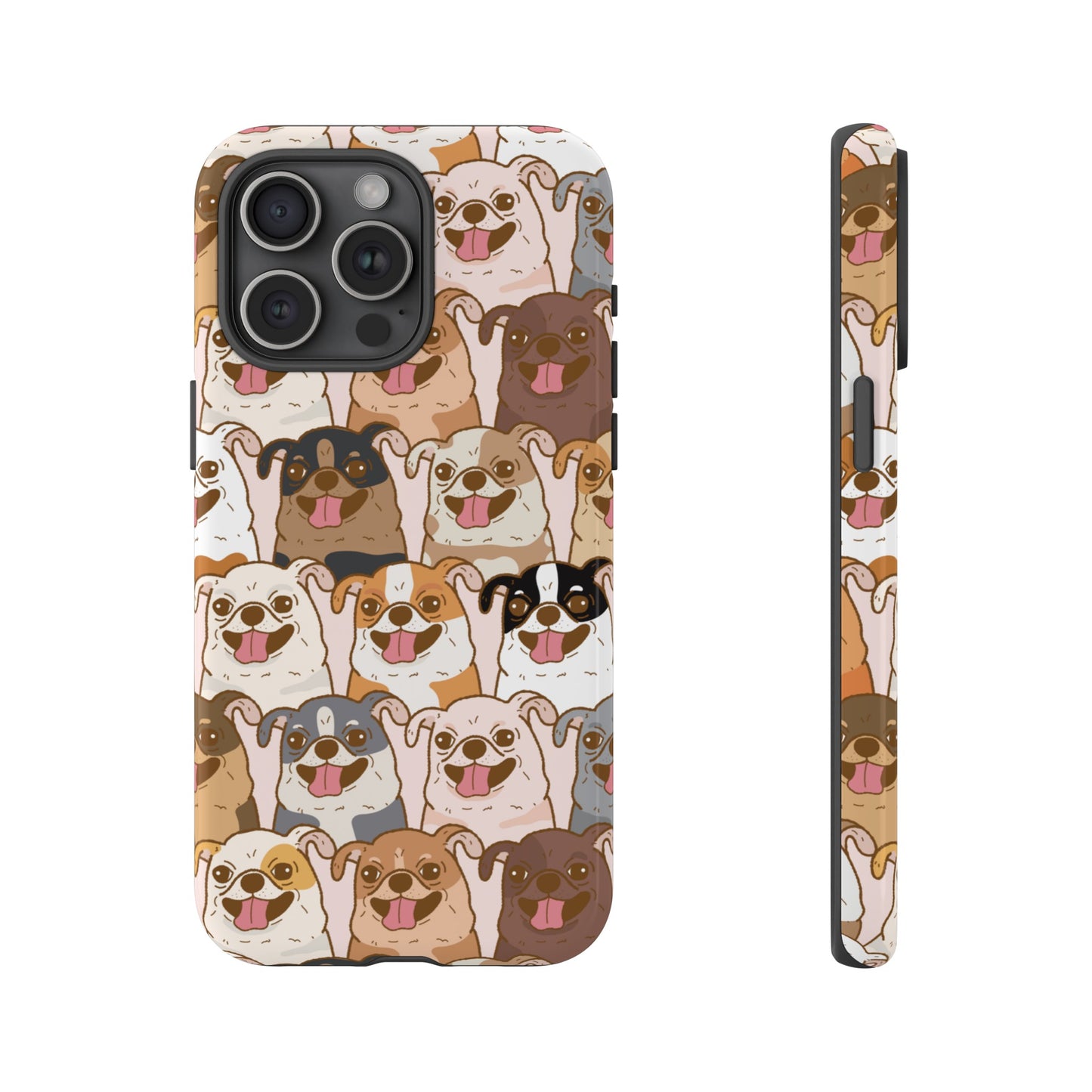 Dog Line Up Phone Case | iPhone 15 Plus/ Pro, 14, 13, 12| Google Pixel 7, Pro, 5| Samsung Galaxy S23 All Major Phone Models