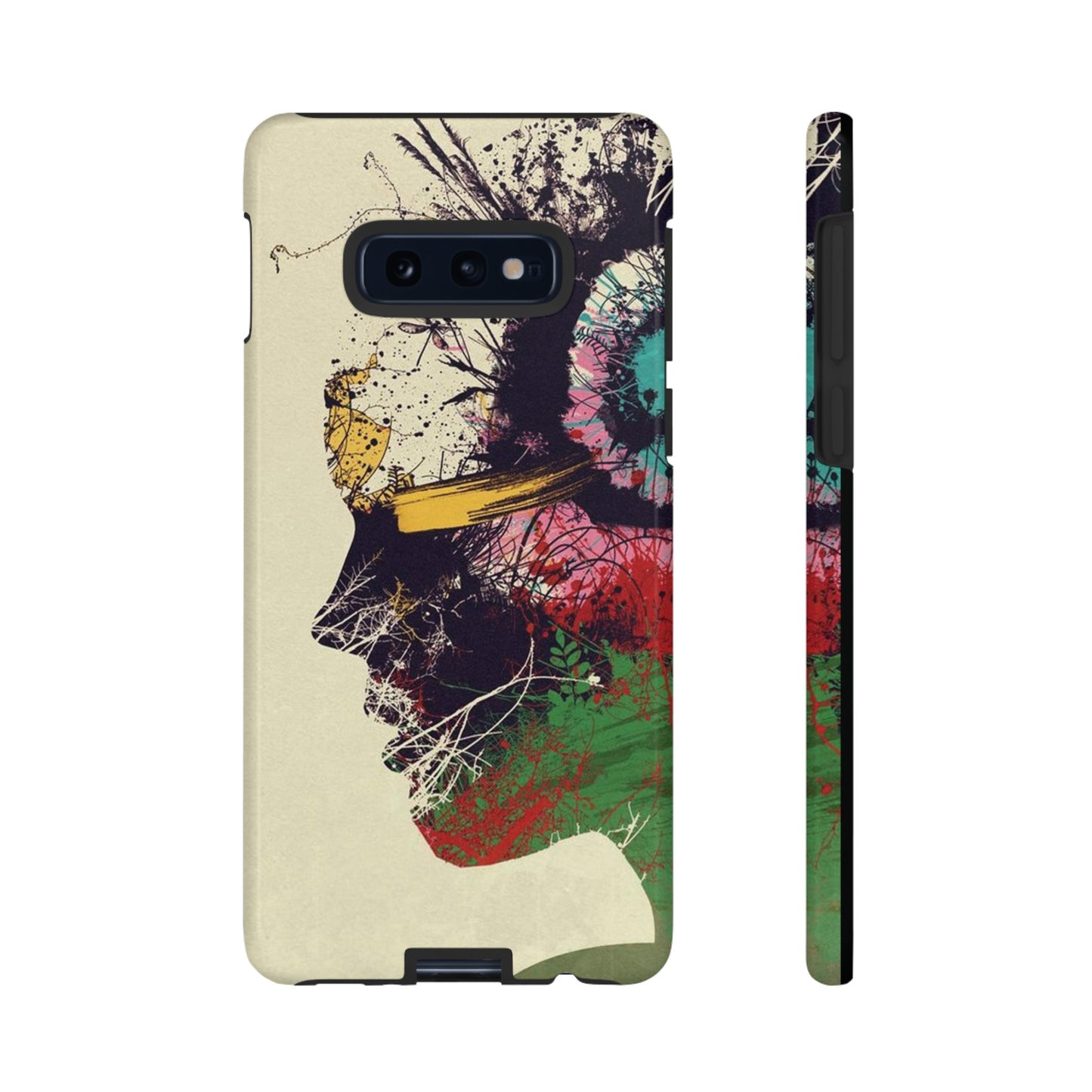 Woman’s Face Painting Wallpaper Phone Case |iPhone 15 Plus/ Pro,14, 13, 12| Google Pixel 7, Pro, 5|Samsung Galaxy S23 All Major Phone Models