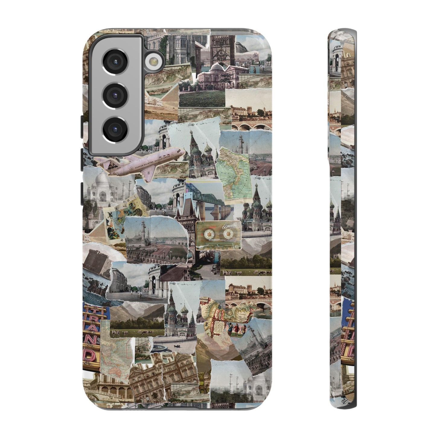 Travel Collage Wallpaper Phone Case | iPhone 15 Plus/ Pro, 14, 13, 12| Google Pixel 7, Pro, 5| Samsung Galaxy S23 All Major Phone Models