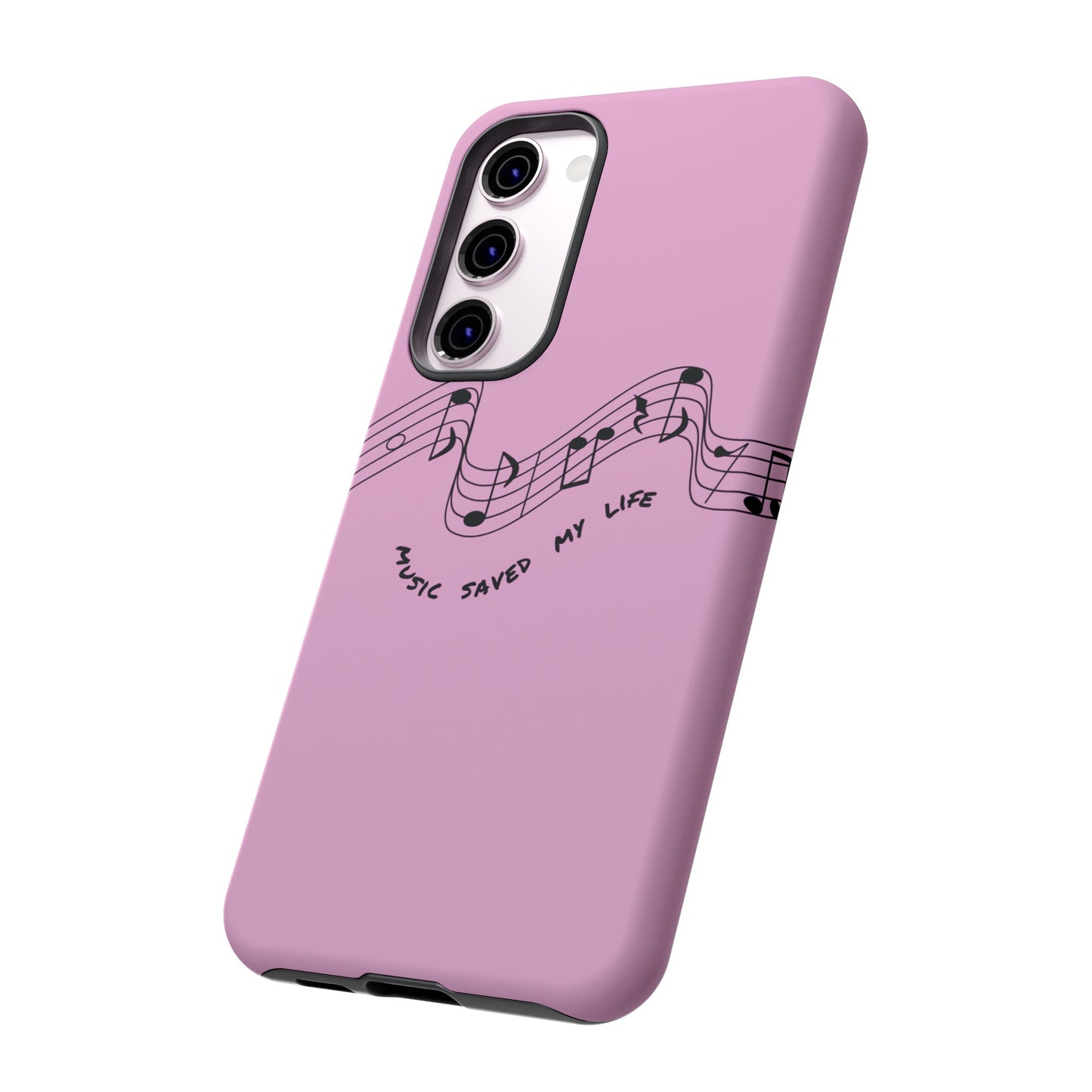 Music Saved My Life Wallpaper Phone Case | iPhone 15 Plus/ Pro, 14, 13, 12| Google Pixel 7, Pro, 5| Samsung Galaxy S23 All Major Phone Models