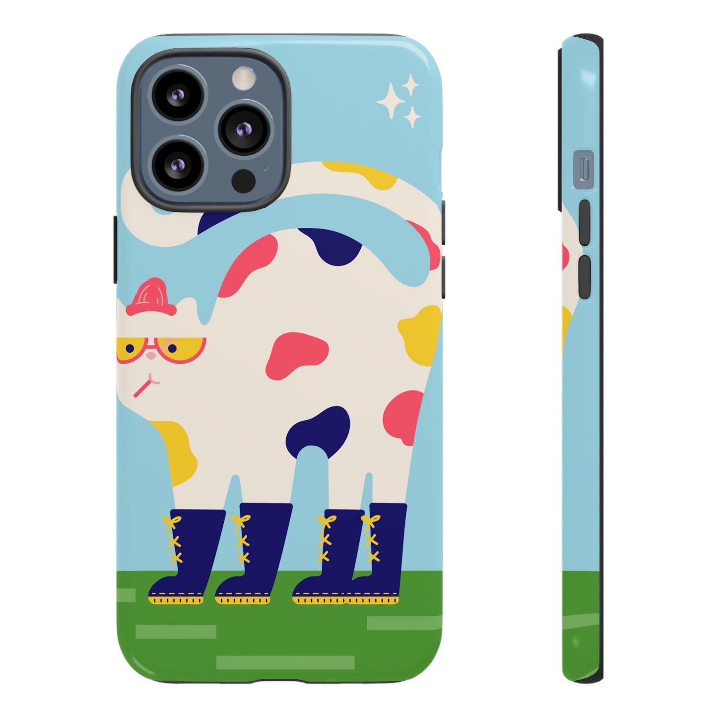 Rainboot Cat Phone Case | iPhone 15 Plus/ Pro, 14, 13, 12| Google Pixel 7, Pro, 5| Samsung Galaxy S23 All Major Phone Models