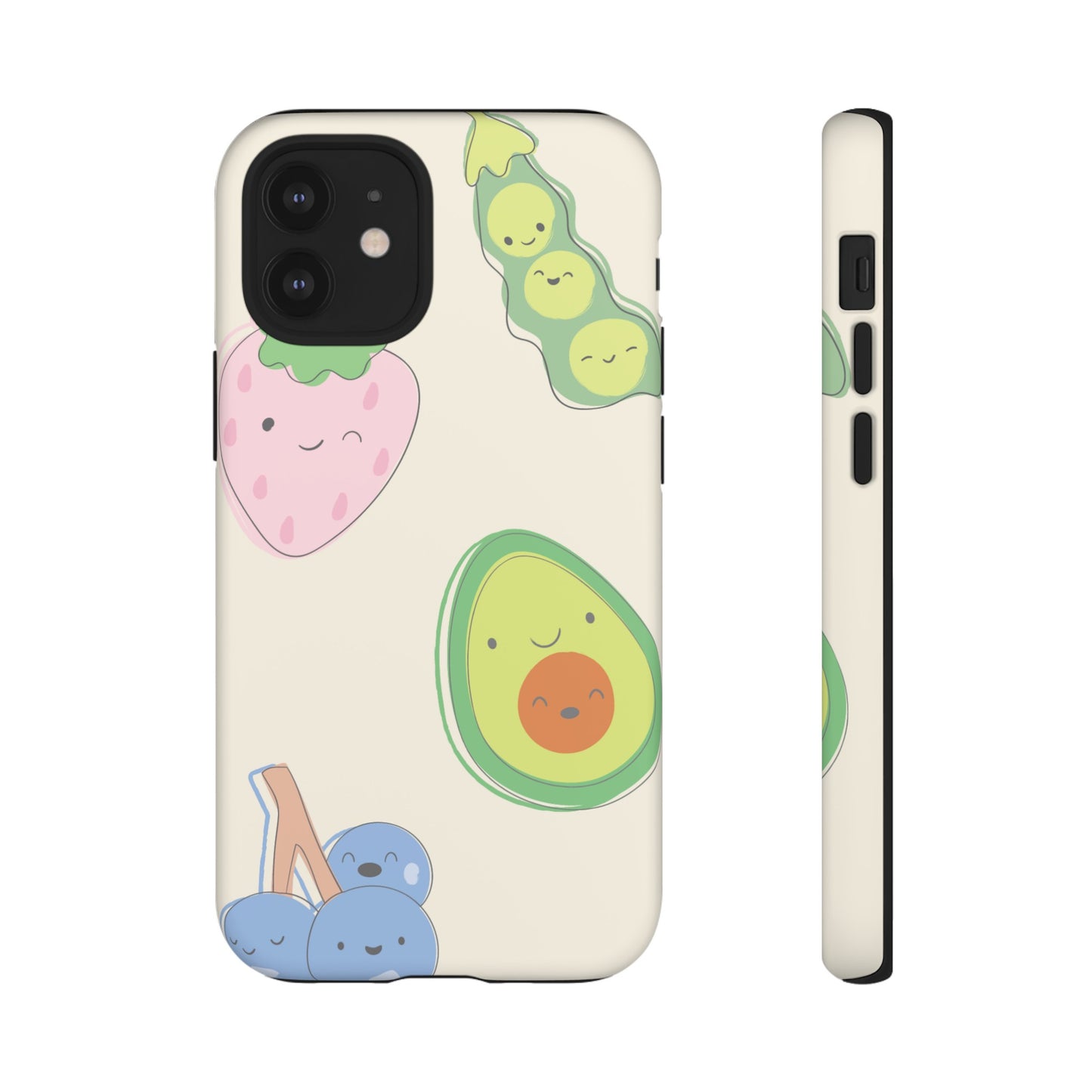 Happy Food Wallpaper Phone Case | iPhone 15 Plus/ Pro, 14, 13, 12| Google Pixel 7, Pro, 5| Samsung Galaxy S23 All Major Phone Models