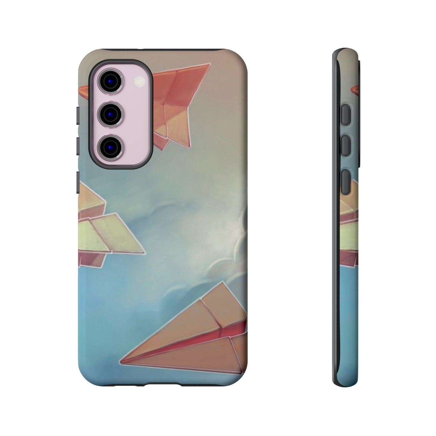 Paper Plane Wallpaper Phone Case | iPhone 15 Plus/ Pro, 14, 13, 12| Google Pixel 7, Pro, 5| Samsung Galaxy S23 All Major Phone Models