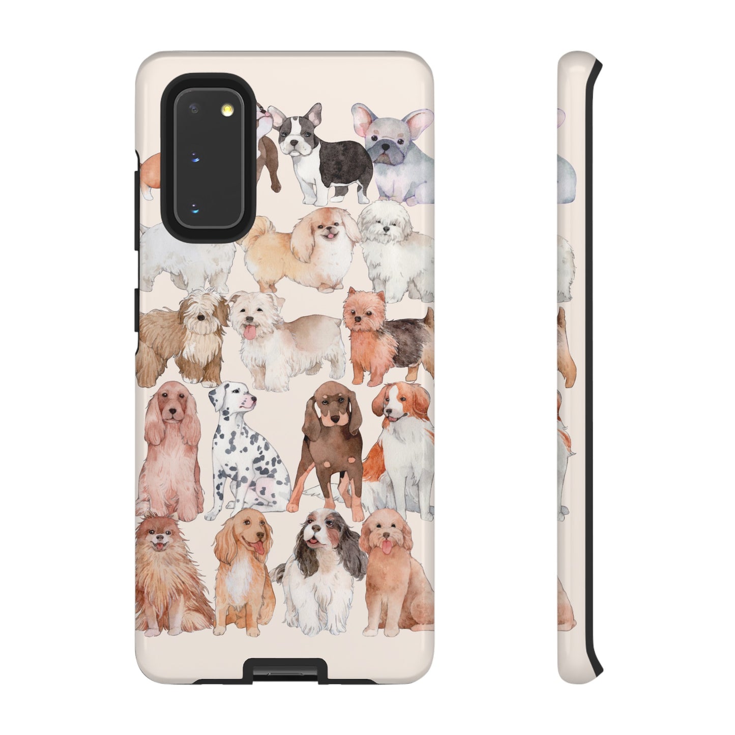 Dog Collage Wallpaper Phone Case | iPhone 15 Plus/ Pro, 14, 13, 12| Google Pixel 7, Pro, 5| Samsung Galaxy S23 All Major Phone Models