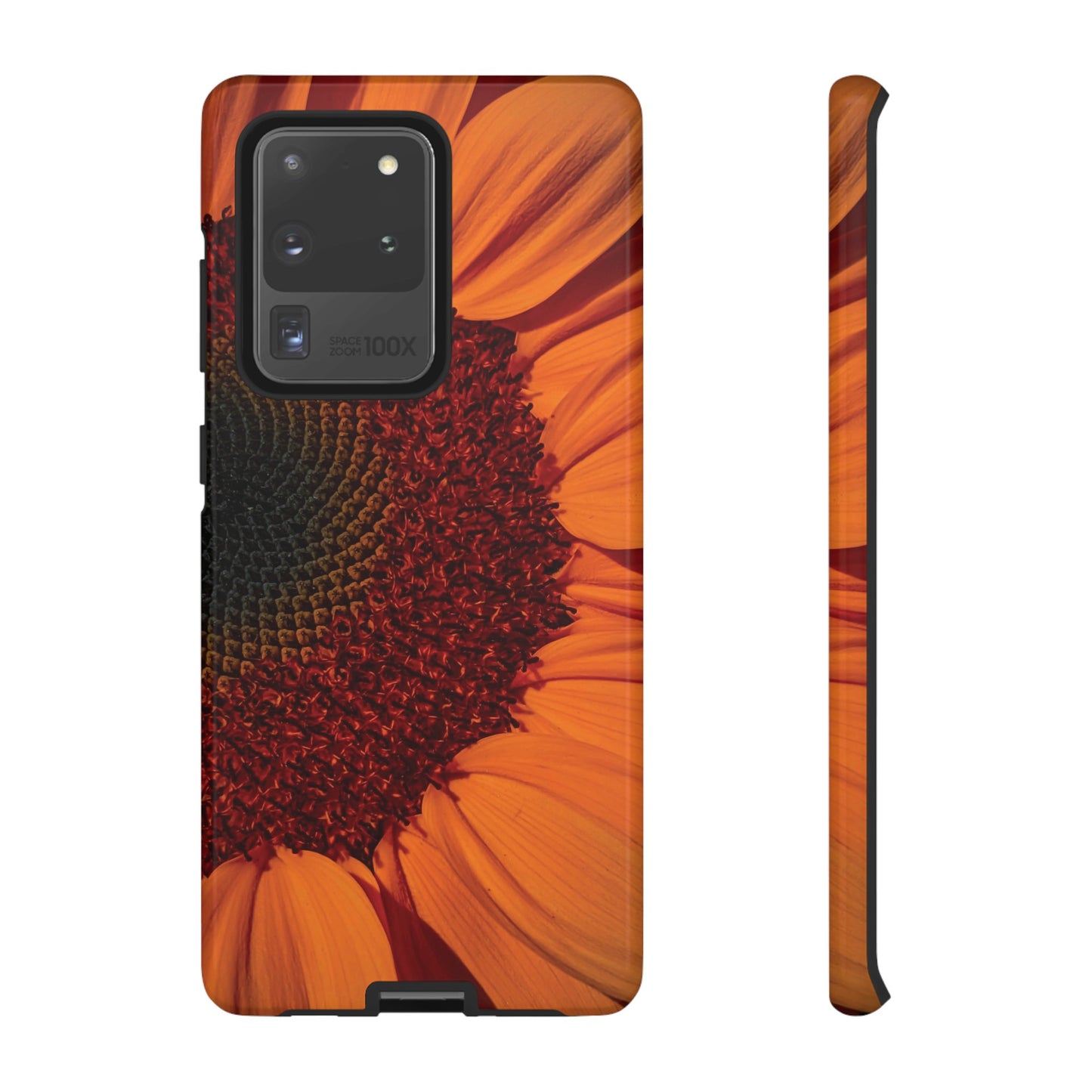 Orange Sunflower Wallpaper Phone Case | iPhone 15 Plus/ Pro, 14, 13, 12| Google Pixel 7, Pro, 5| Samsung Galaxy S23 All Major Phone Models