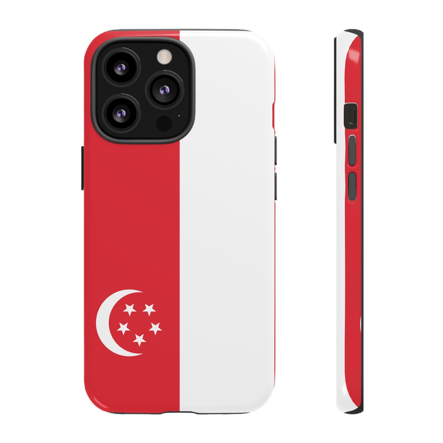 Singapore Flag Phone Case | iPhone 15 Plus/ Pro, 14, 13, 12| Google Pixel 7, Pro, 5| Samsung Galaxy S23 All Major Phone Models