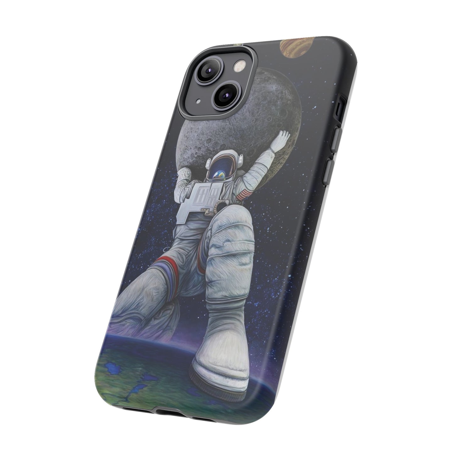 Astronaut Holding The Moon Phone Case | iPhone 15 Plus/ Pro, 14, 13, 12| Google Pixel 7, Pro, 5| Samsung Galaxy S23 All Major Phone Models