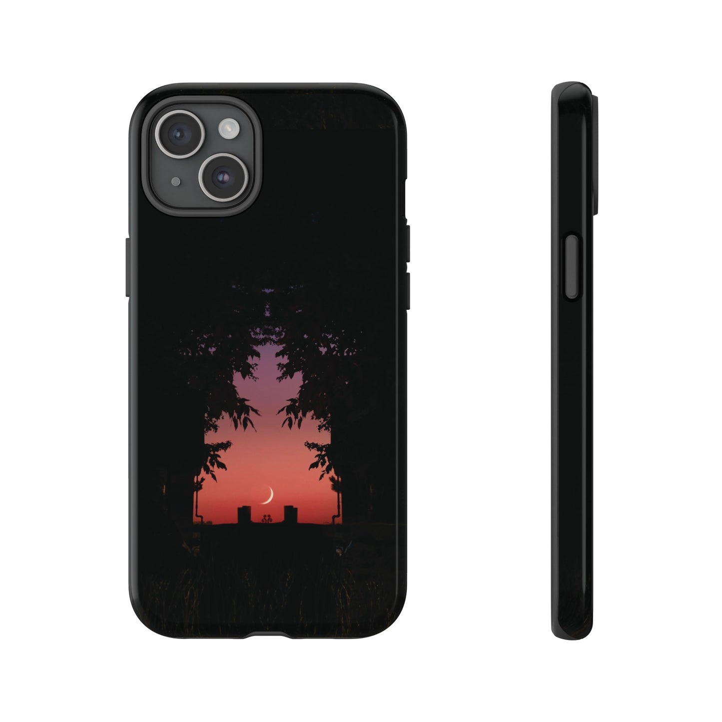 Crescent Night Wallpaper Phone Case | iPhone 15 Plus/ Pro, 14, 13, 12| Google Pixel 7, Pro, 5| Samsung Galaxy S23 All Major Phone Models