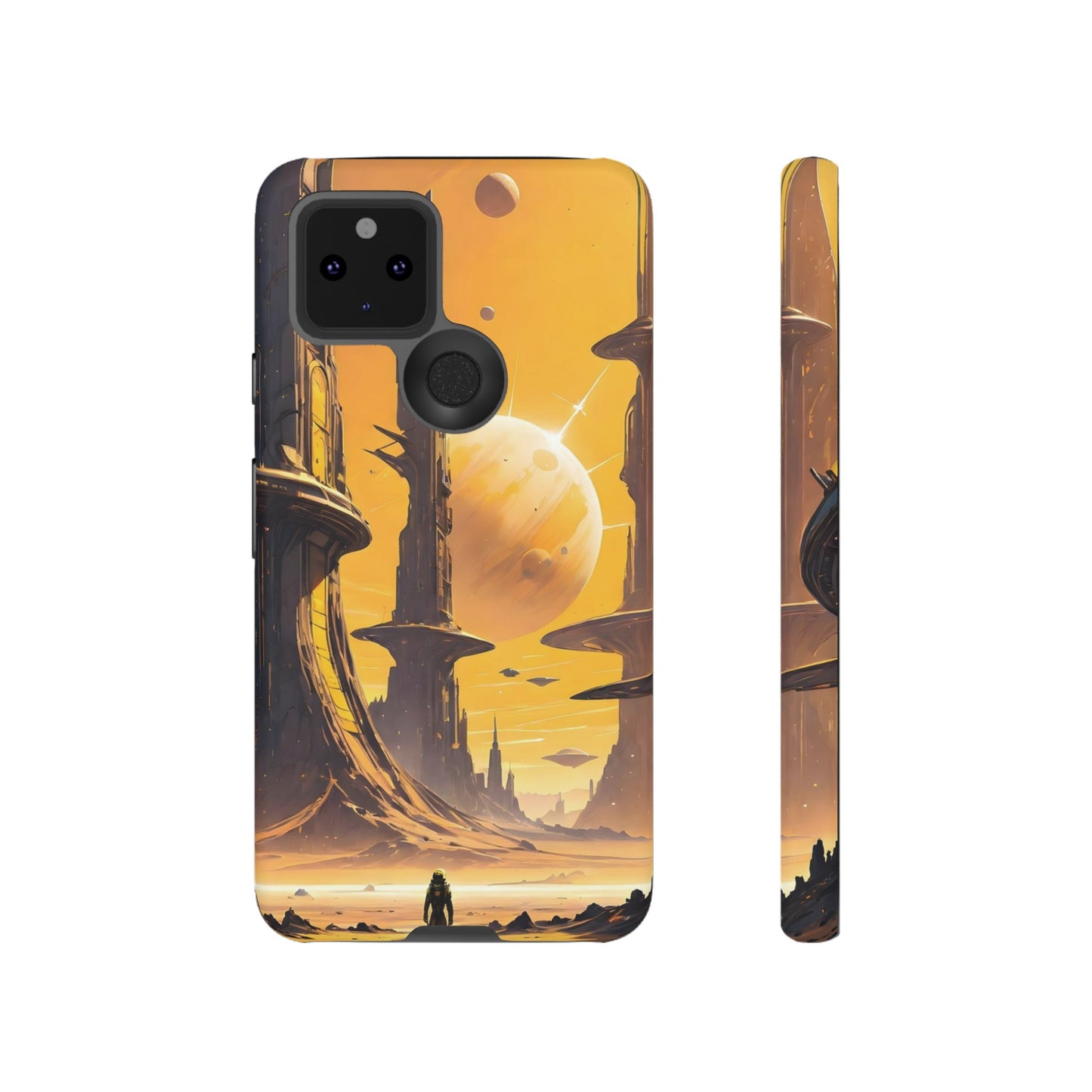 Distant Planets Sci Fi Wallpaper Phone Case | iPhone 15 Plus/ Pro, 14, 13, 12| Google Pixel 7, Pro, 5| Samsung Galaxy S23 All Major Phone Models