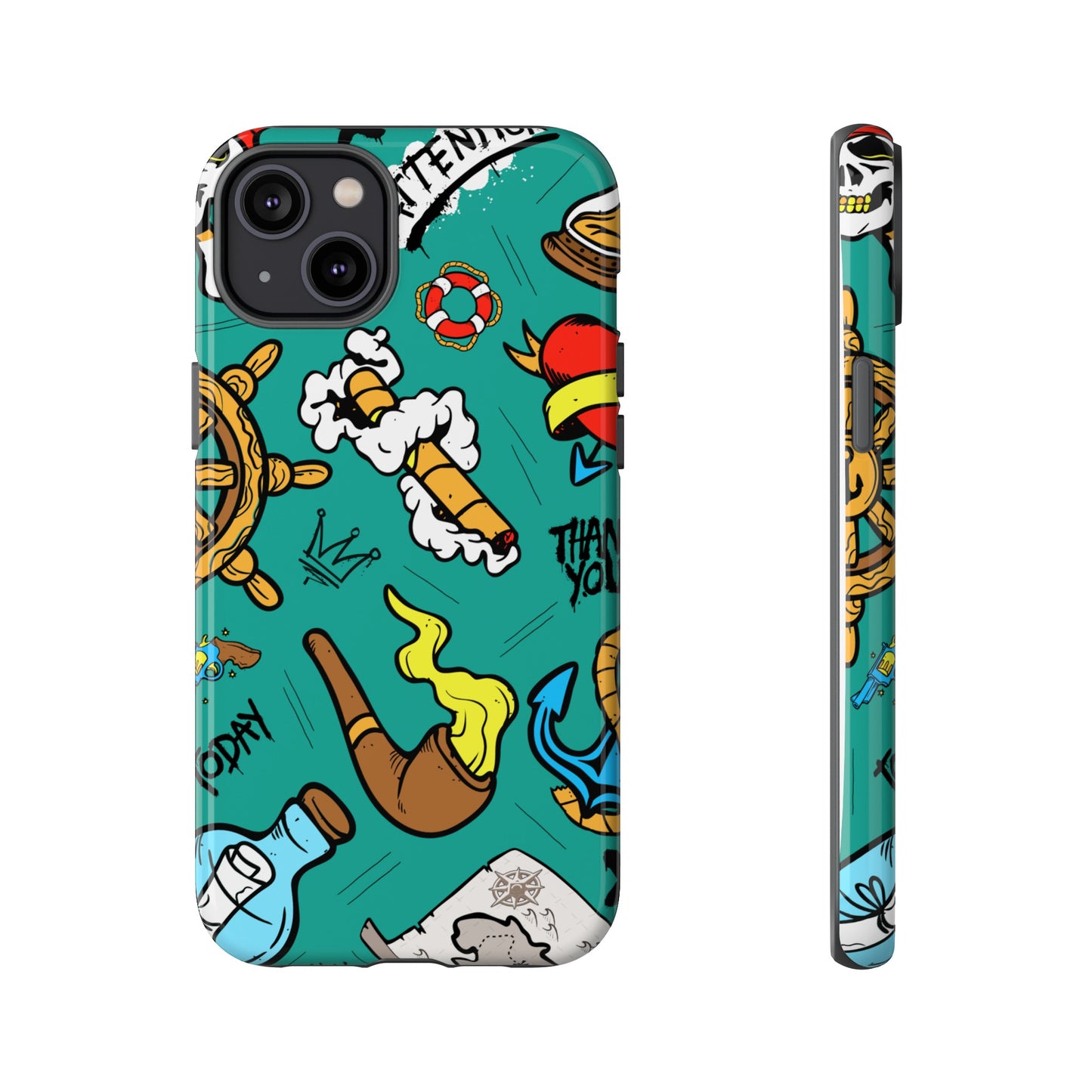 Pirate Wallpaper Phone Case | iPhone 15 Plus/ Pro, 14, 13, 12| Google Pixel 7, Pro, 5| Samsung Galaxy S23 All Major Phone Models