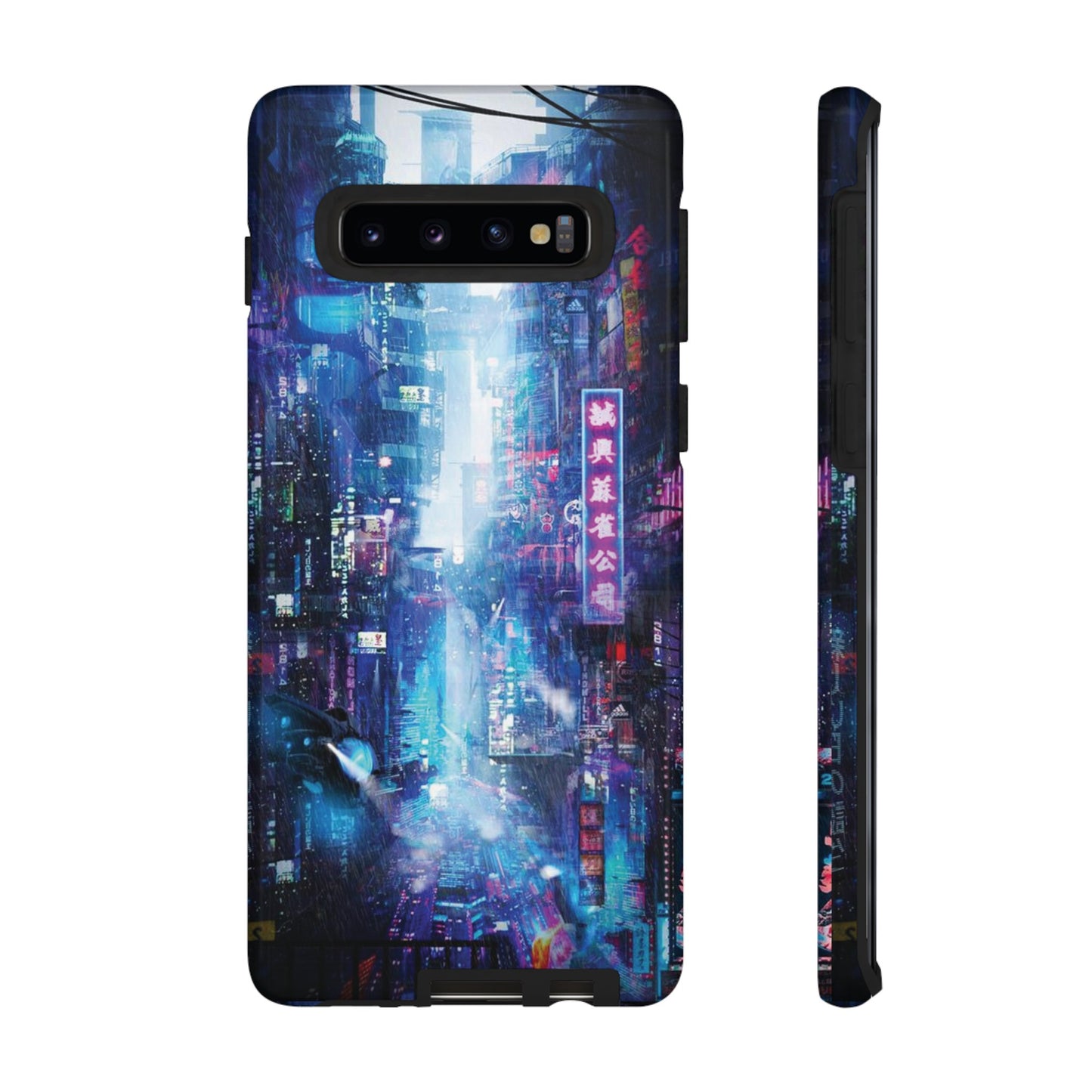 Night Life Futuristic City Wallpaper Phone Case | iPhone 15 Plus/ Pro, 14, 13, 12| Google Pixel 7, Pro, 5| Samsung Galaxy S23 All Major Phone Models