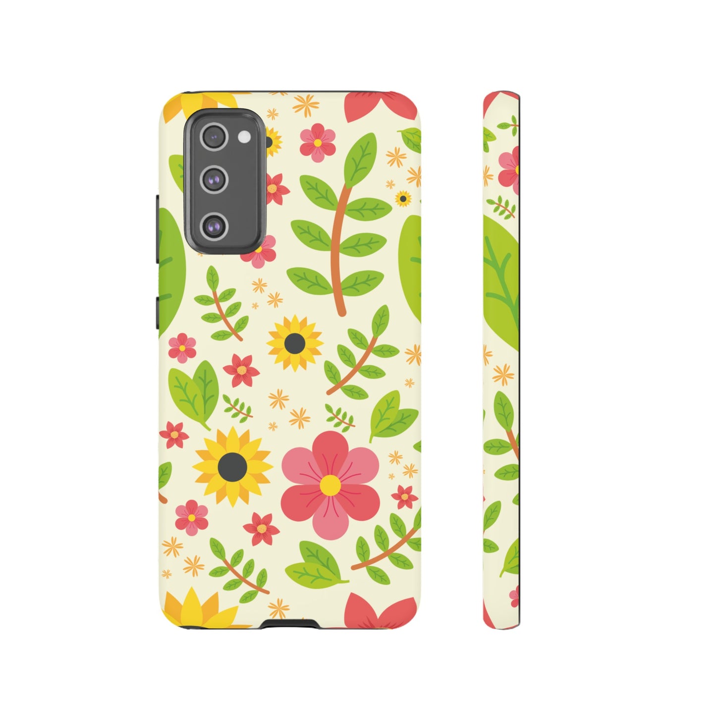 Botanical Flowers Phone Case | iPhone 15 Plus/ Pro, 14, 13, 12| Google Pixel 7, Pro, 5| Samsung Galaxy S23 All Major Phone Models