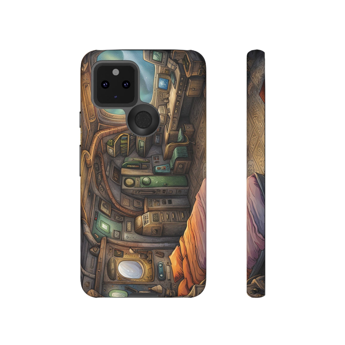 Cosy Spaceship Wallpaper Phone Case | iPhone 15 Plus/ Pro, 14, 13, 12| Google Pixel 7, Pro, 5| Samsung Galaxy S23 All Major Phone Models