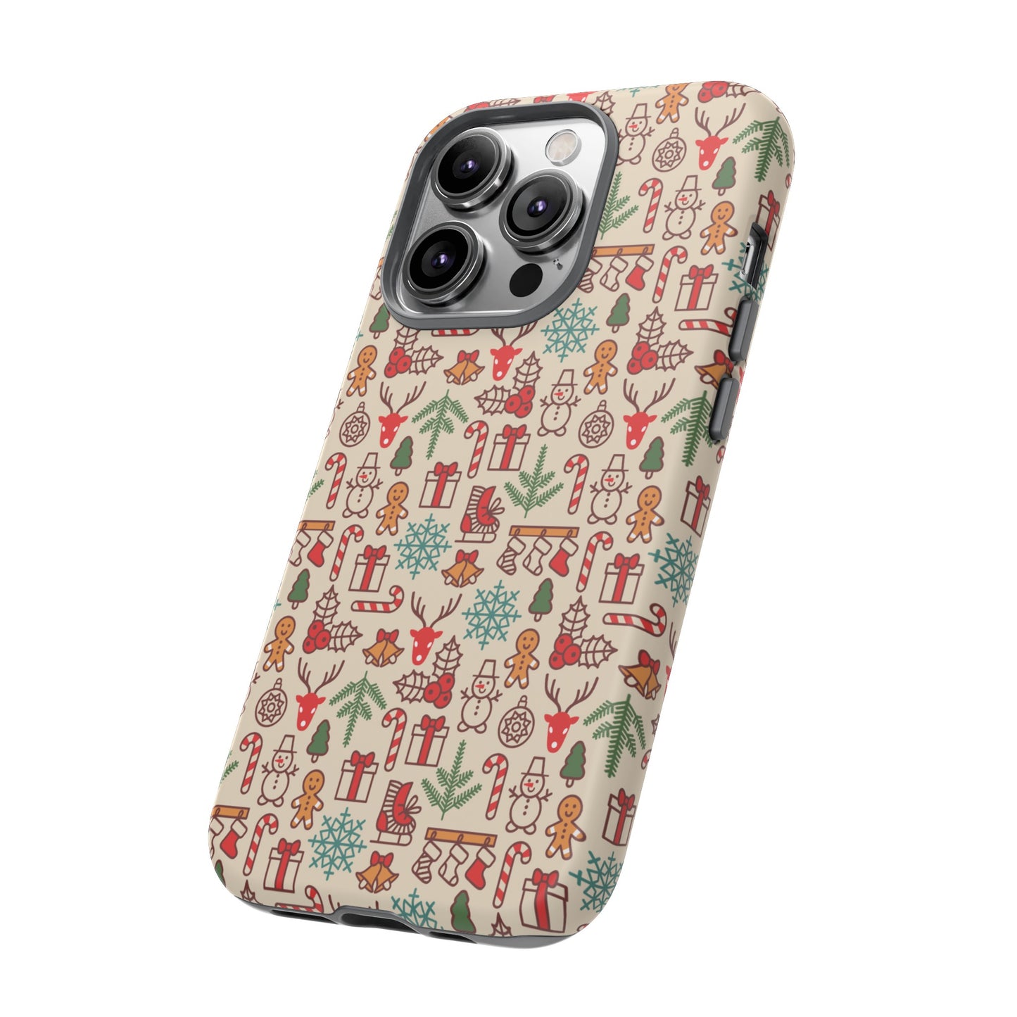 Collage Christmas Wallpaper Phone Case | iPhone 15 Plus/ Pro, 14, 13, 12| Google Pixel 7, Pro, 5| Samsung Galaxy S23 All Major Phone Models