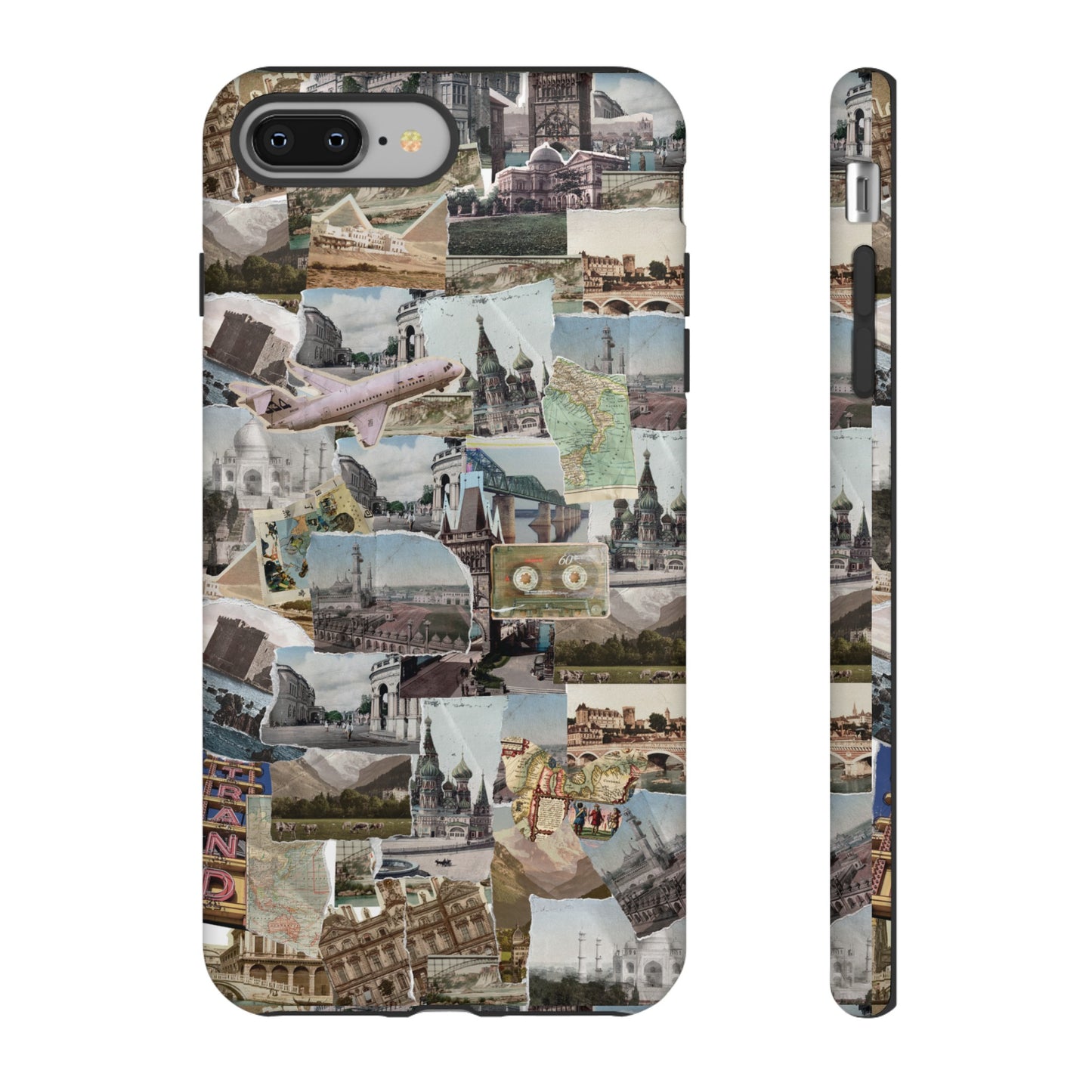 Travel Collage Wallpaper Phone Case | iPhone 15 Plus/ Pro, 14, 13, 12| Google Pixel 7, Pro, 5| Samsung Galaxy S23 All Major Phone Models