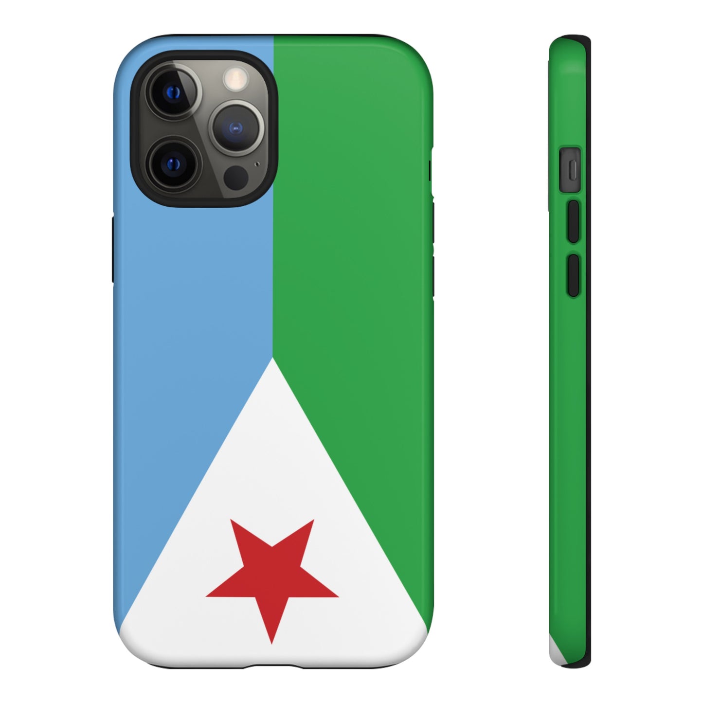 Djibouti Flag Phone Case | iPhone 15 Plus/ Pro, 14, 13, 12| Google Pixel 7, Pro, 5| Samsung Galaxy S23 All Major Phone Models