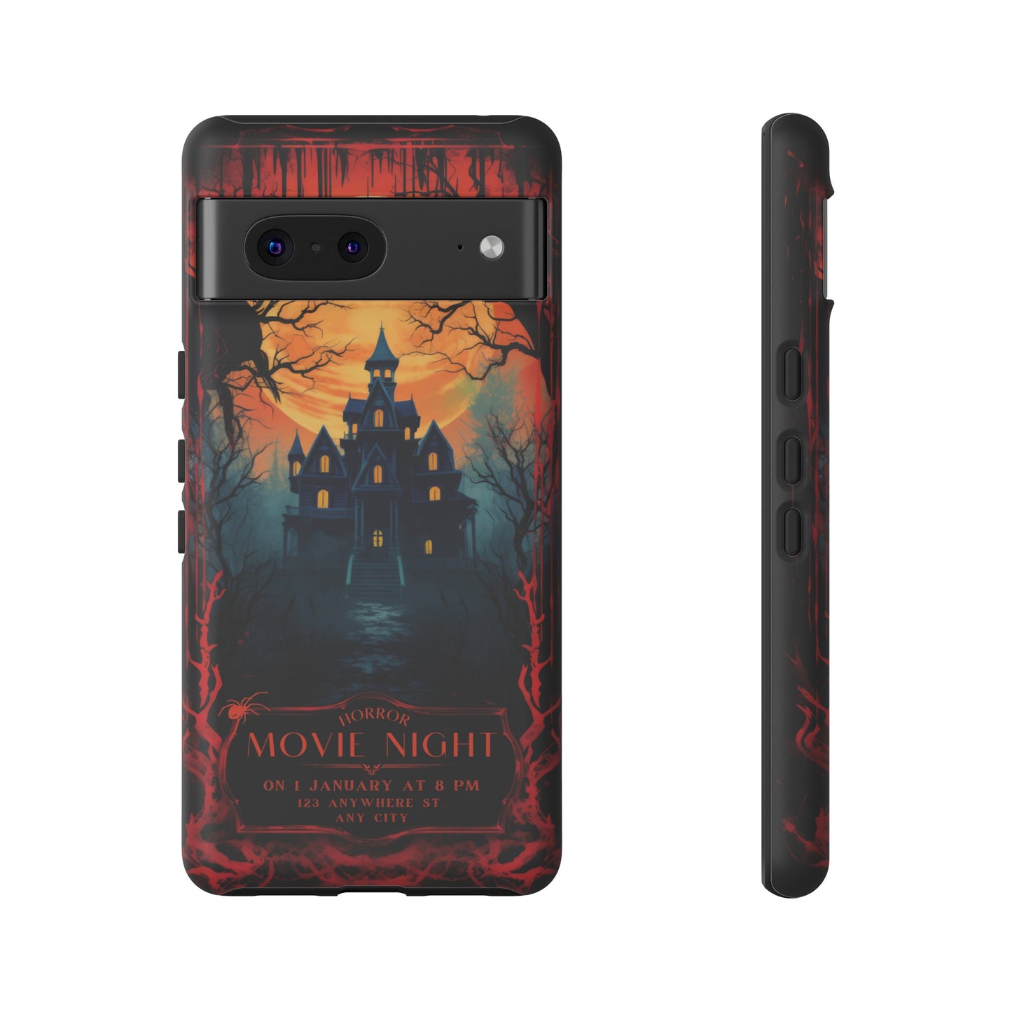 Horror Movie Night Phone Case | iPhone 15 Plus/ Pro, 14, 13, 12| Google Pixel 7, Pro, 5| Samsung Galaxy S23 All Major Phone Models