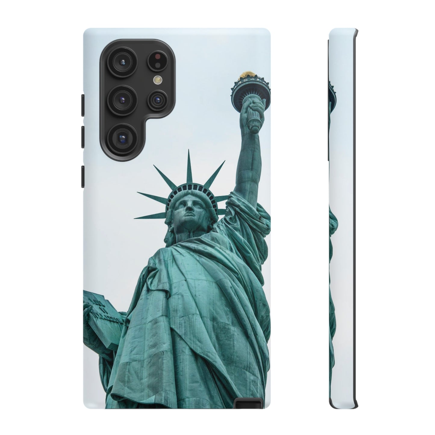 Statue of Liberty Wallpaper Phone Case | iPhone 15 Plus/ Pro, 14, 13, 12| Google Pixel 7, Pro, 5| Samsung Galaxy S23 All Major Phone Models