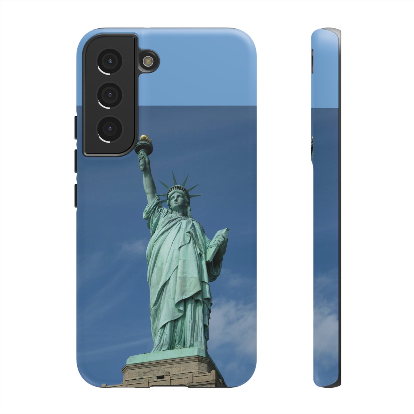 Statue Of Liberty Wallpaper Phone Case | iPhone 15 Plus/ Pro, 14, 13, 12| Google Pixel 7, Pro, 5| Samsung Galaxy S23 All Major Phone Models