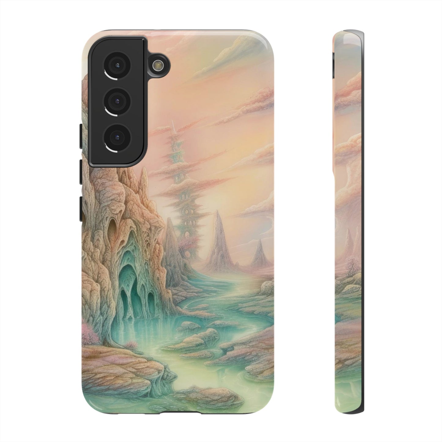 Caves Sci-Fi Wallpaper Phone Case | iPhone 15 Plus/ Pro, 14, 13, 12| Google Pixel 7, Pro, 5| Samsung Galaxy S23 All Major Phone Models